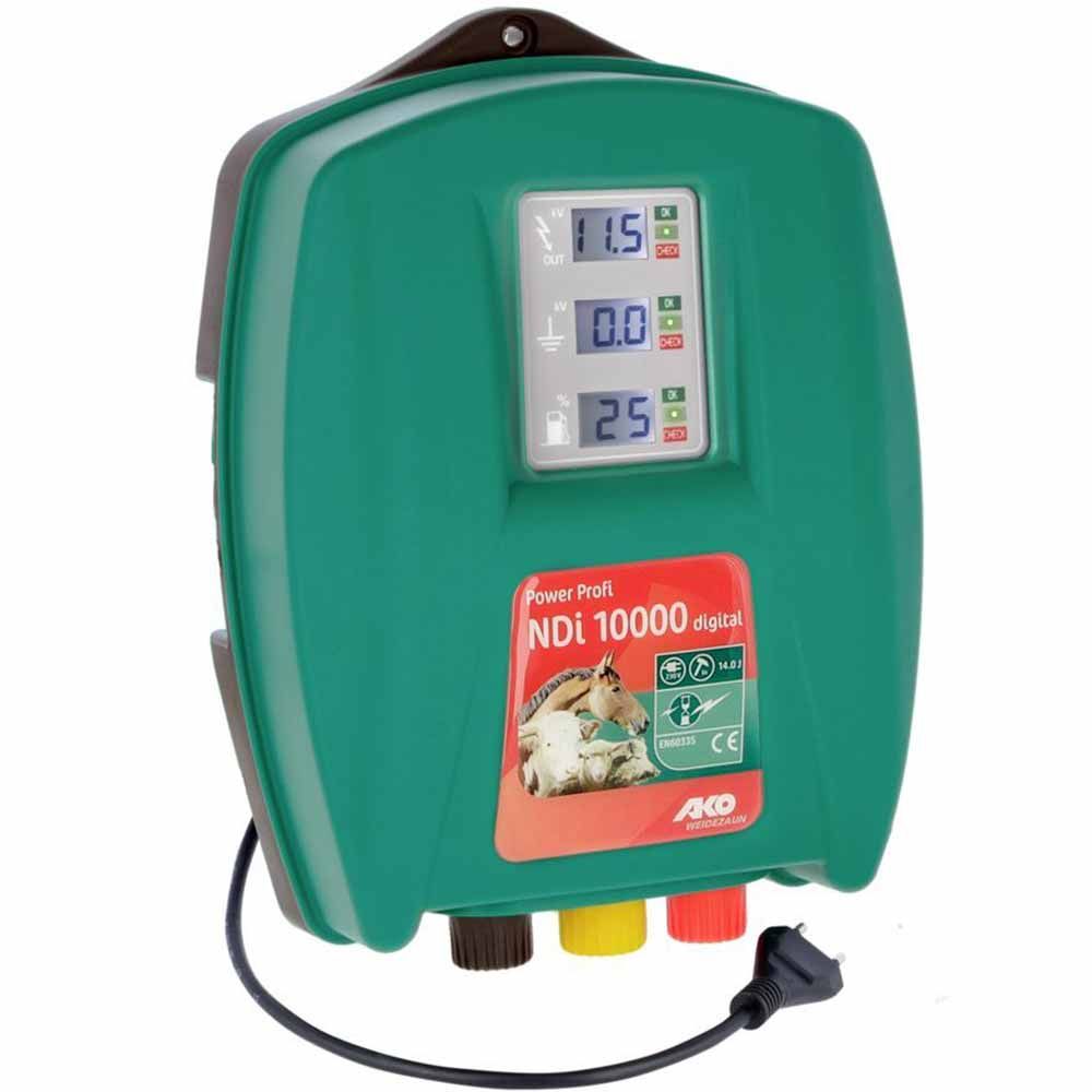 AKO Power Profi NDI 10000 digital electric fence energiser 230V, 14 joules