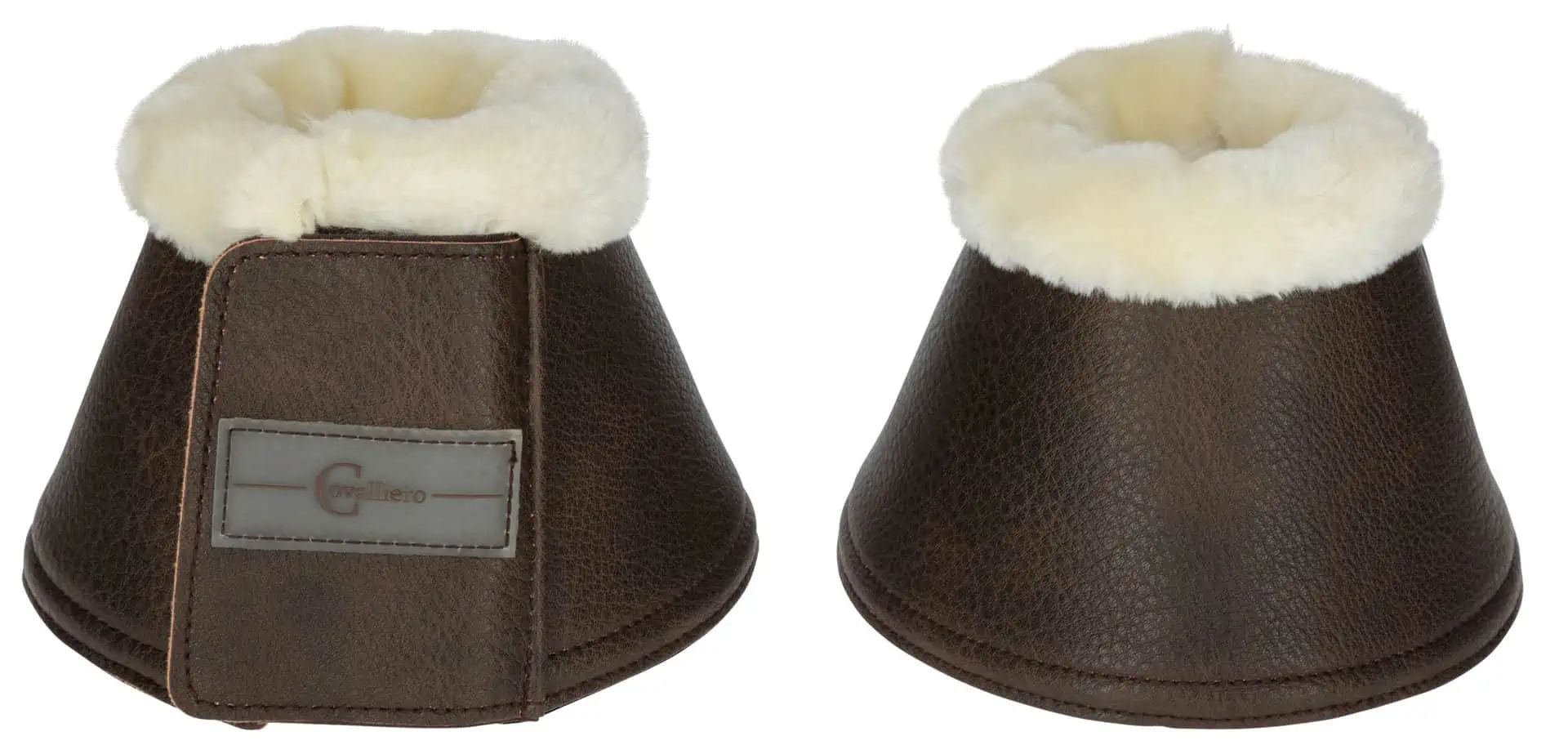 Cloches à sabot Covalliero Pelisa en fausse fourrure, absorption des chocs