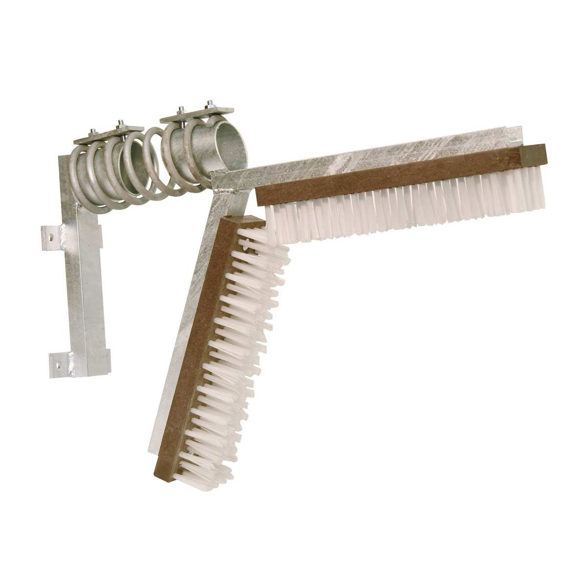 Kerbl Spazzola per suini, acciaio zincato, 43 x 10 cm, schema di montaggio