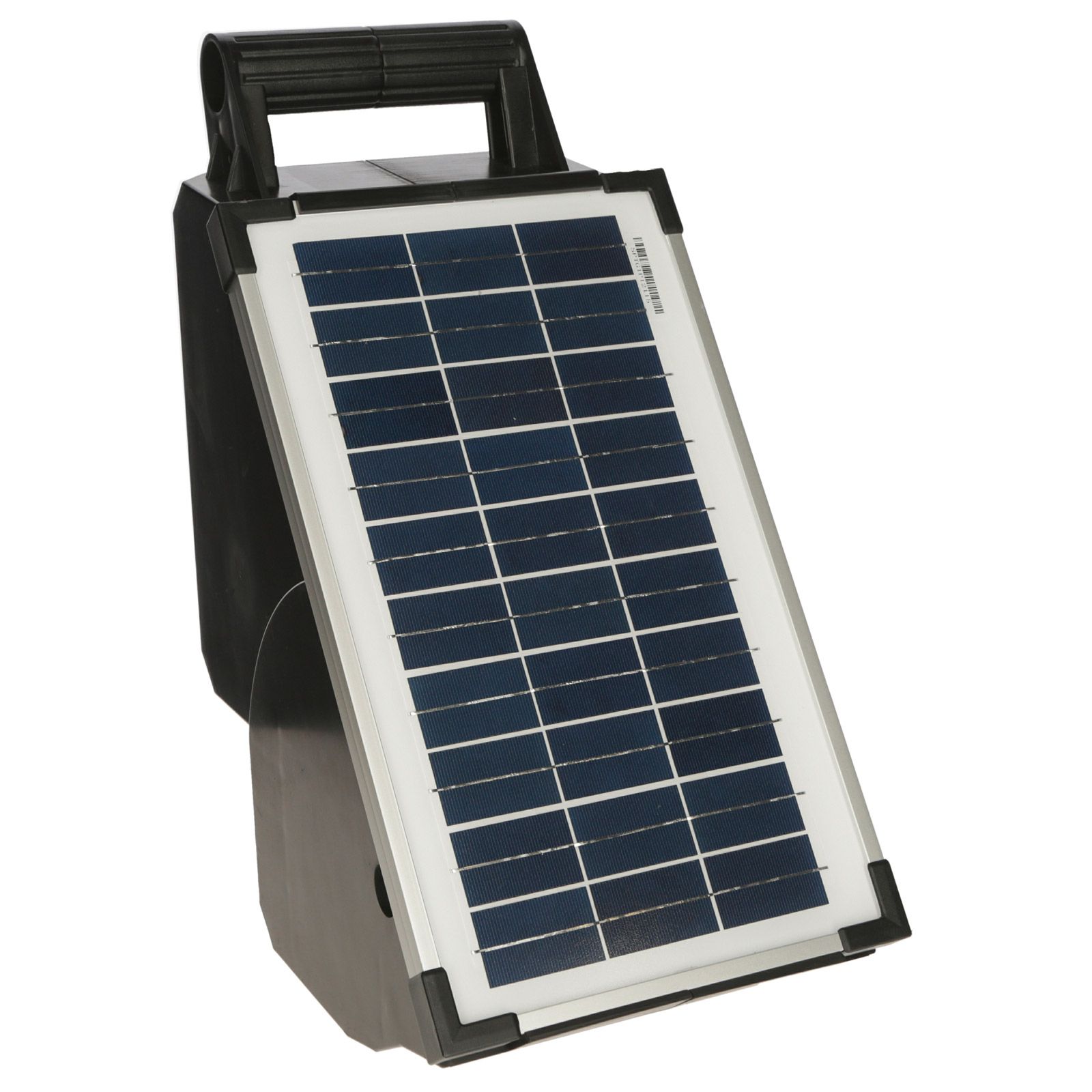 Électrificateur solaire Kerbl TITAN S 1400 12V, 1,4 Joule, vue de face, panneau solaire