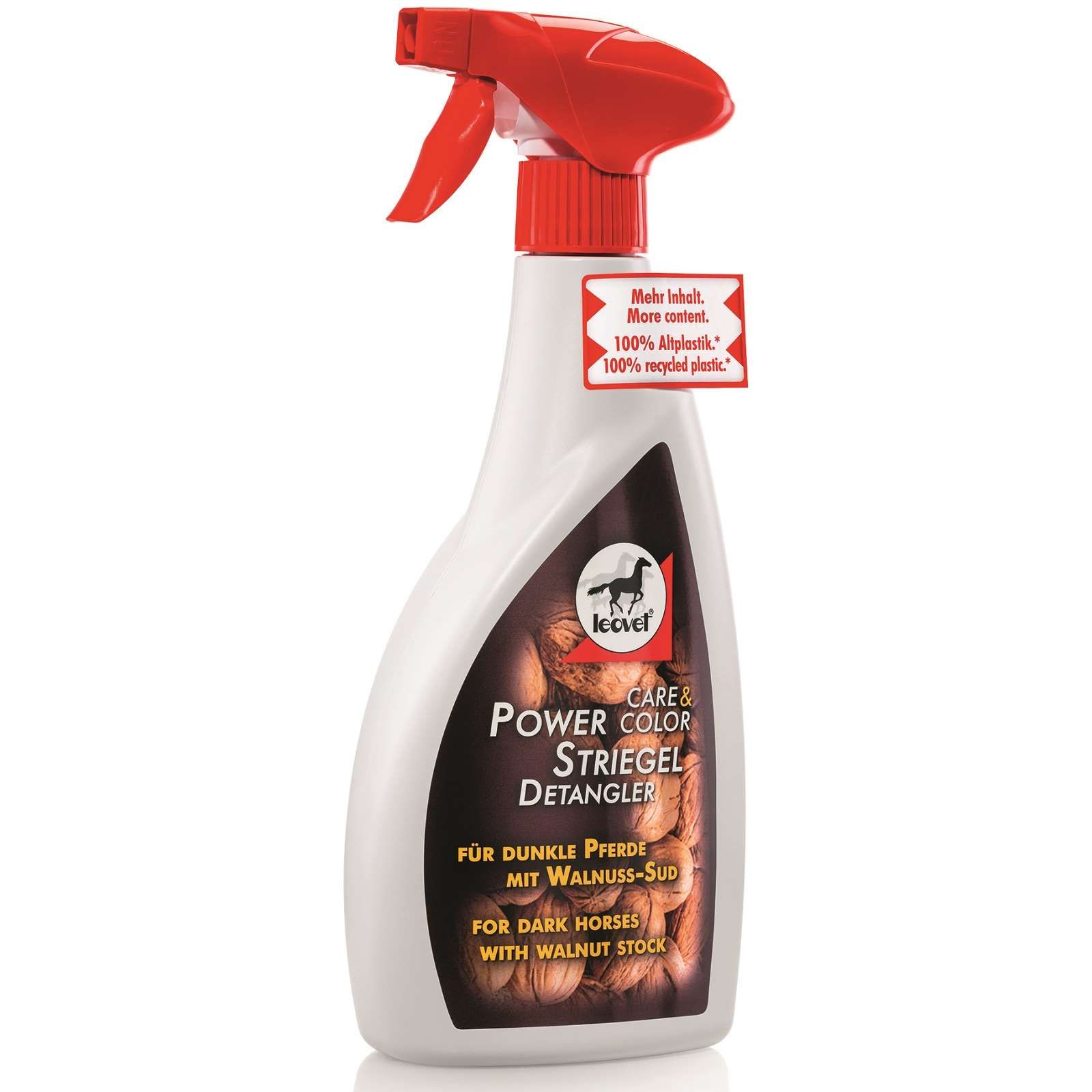 Démêlant pour crin de cheval Leovet Power à l'extrait de noix 550 ml