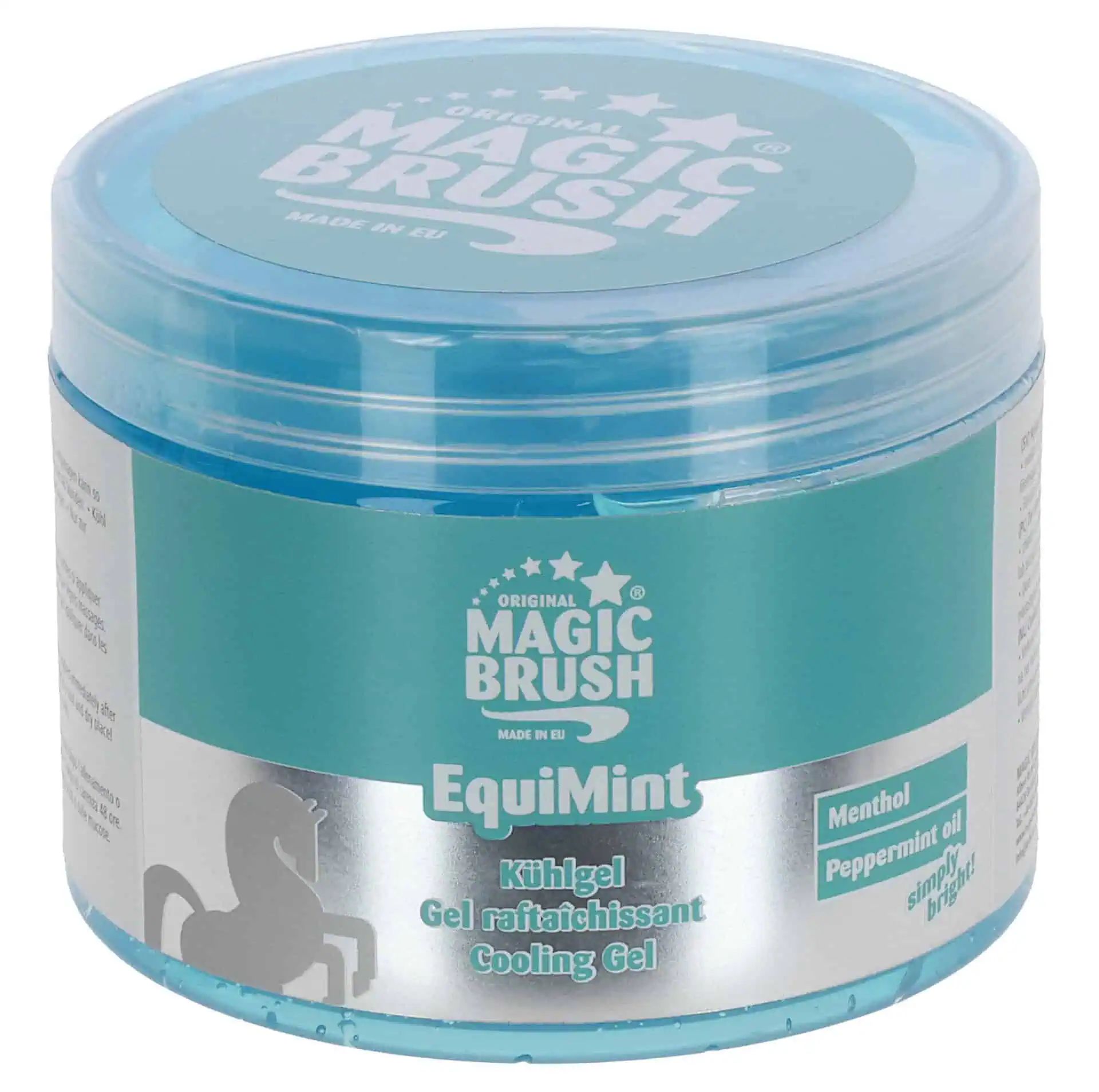 MagicBrush EquiMint, gel răcoritor pentru cai, mentol, 500 ml