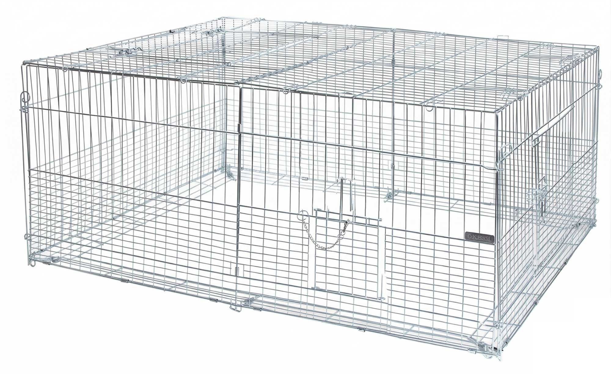 dog crate, metal cage, wire rack, folding crate, locking door