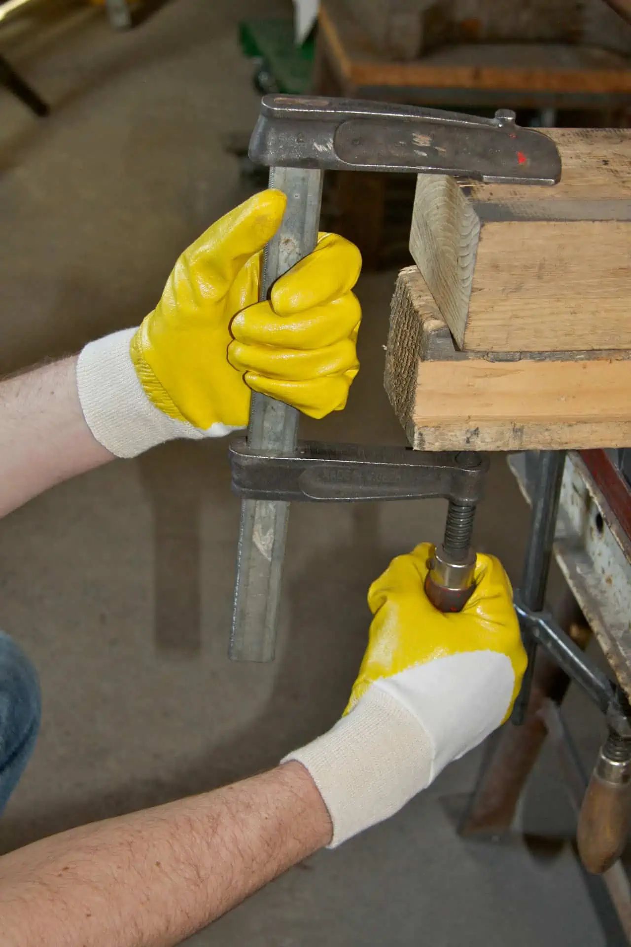 Kerbl Gant de travail ProNit Plus, revêtement nitrile, poignet tricoté, taille 7