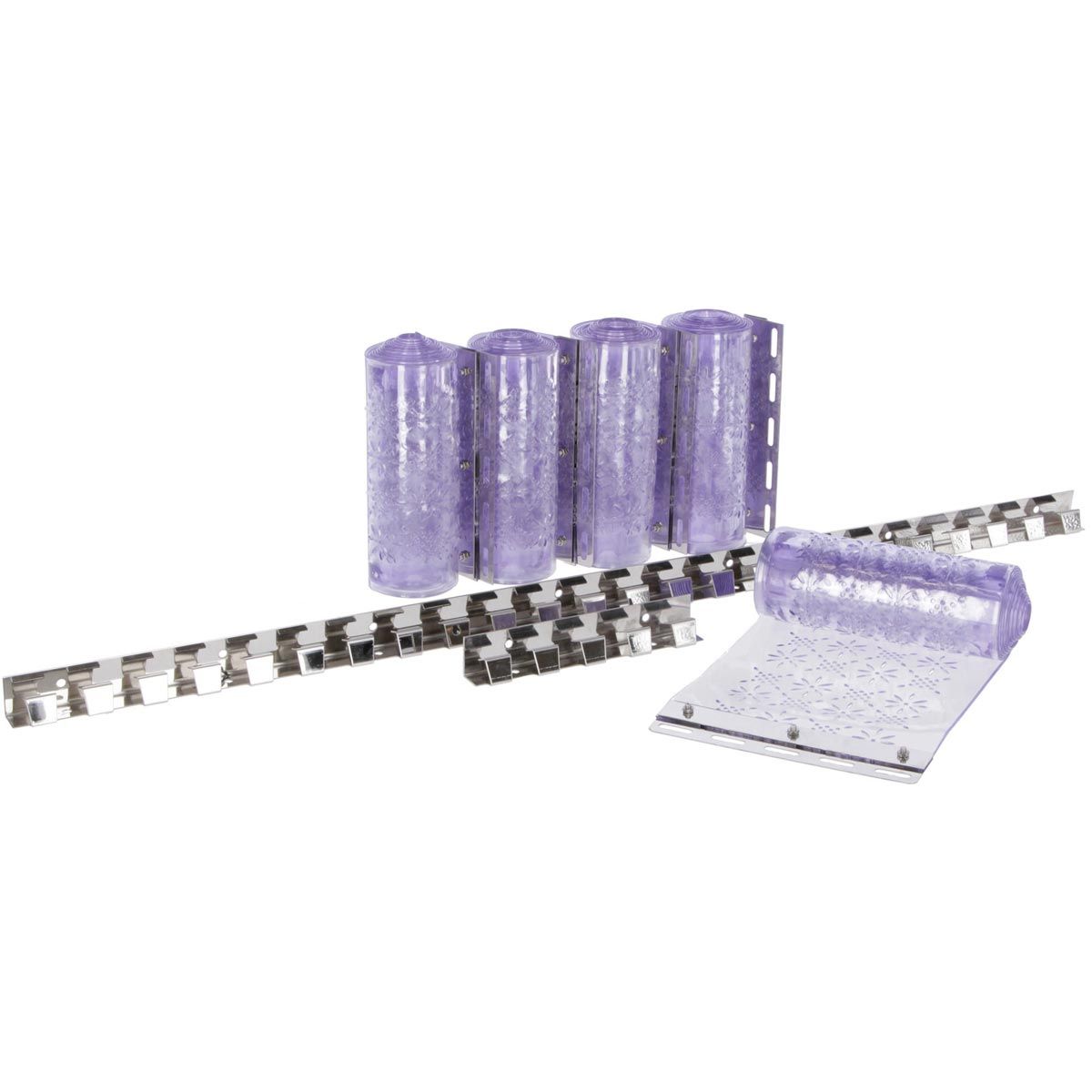 Set de rideau à lamelles PVC contre les mouches