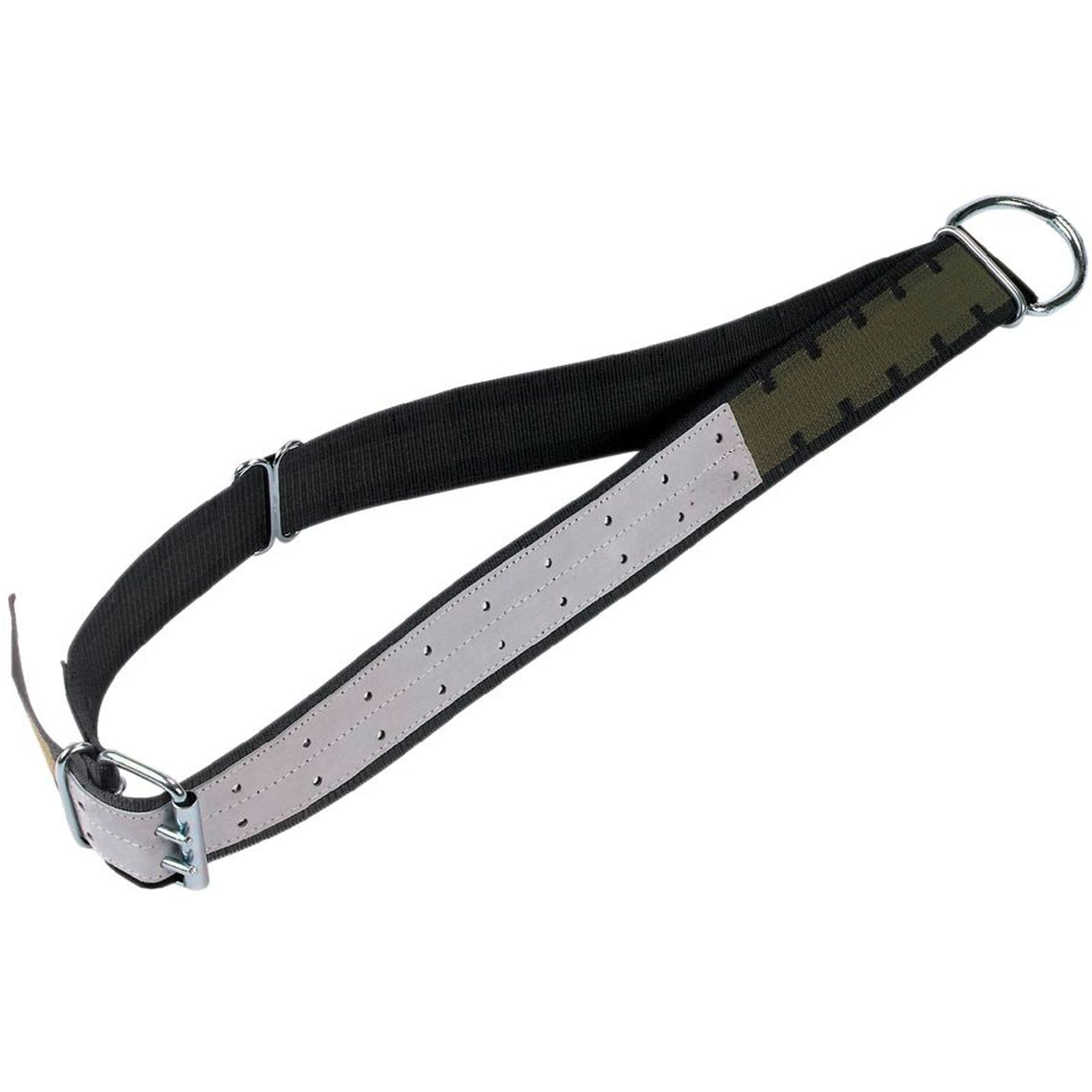 Halsband für Bullenanbindung Ovalglied, D-Ring 170 x 7 cm