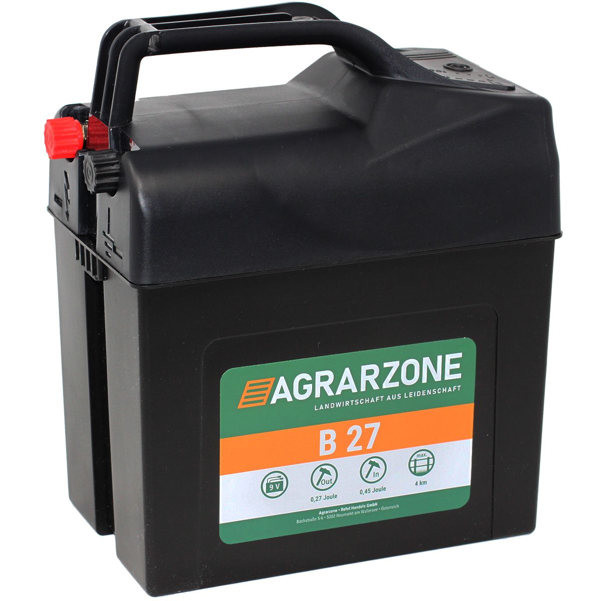 Elettrificatore a batteria Agrarzone B27 9V, 0,45 Joule