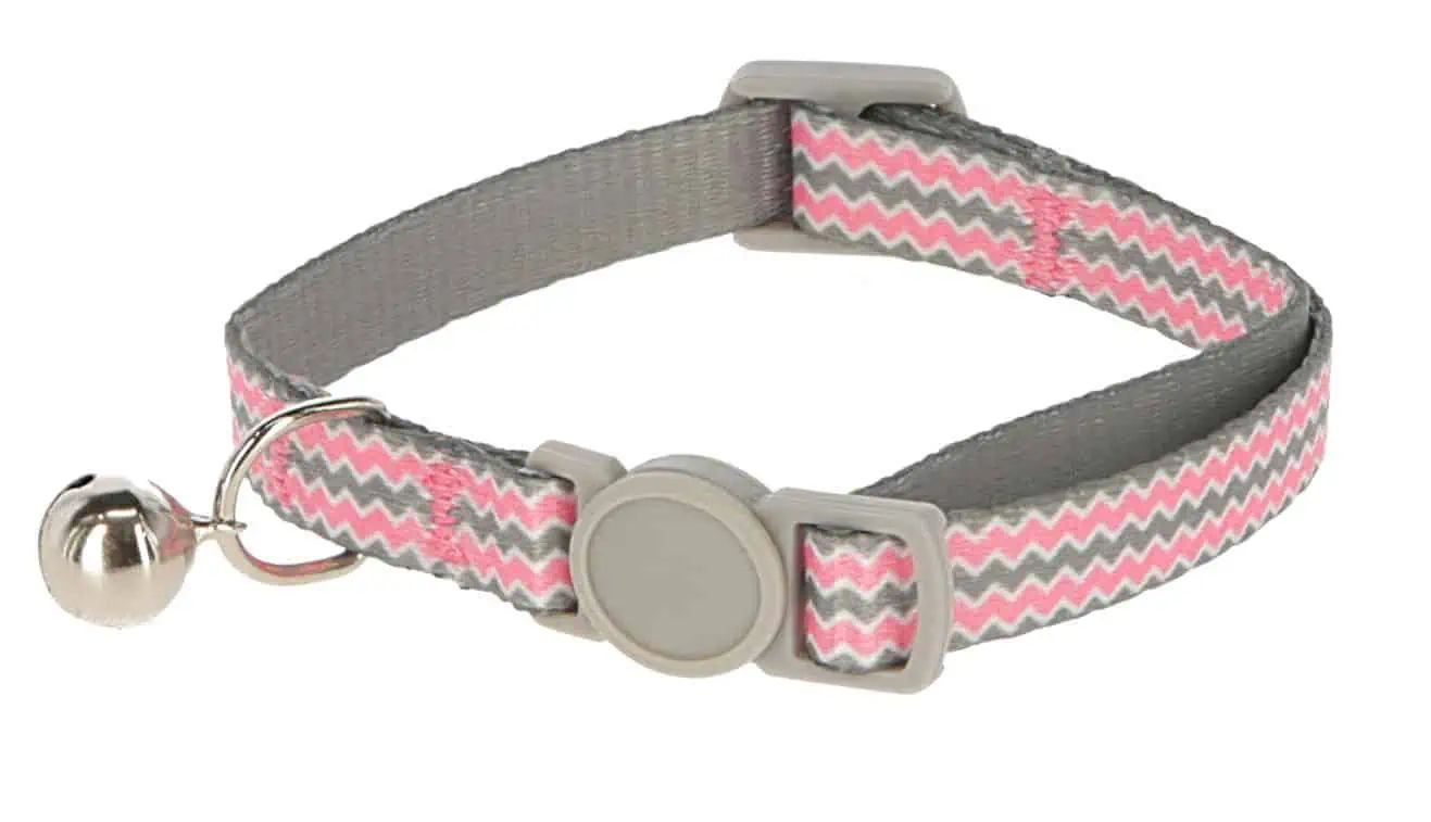 Kerbl Cat Collar Curly with Bell, Adjustable Safety Fastener