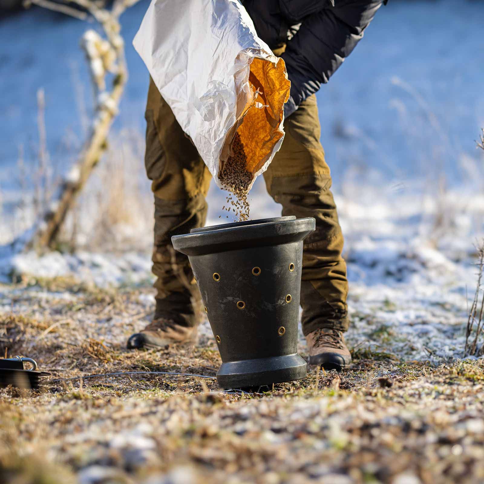 Eurohunt matningskon, i användning