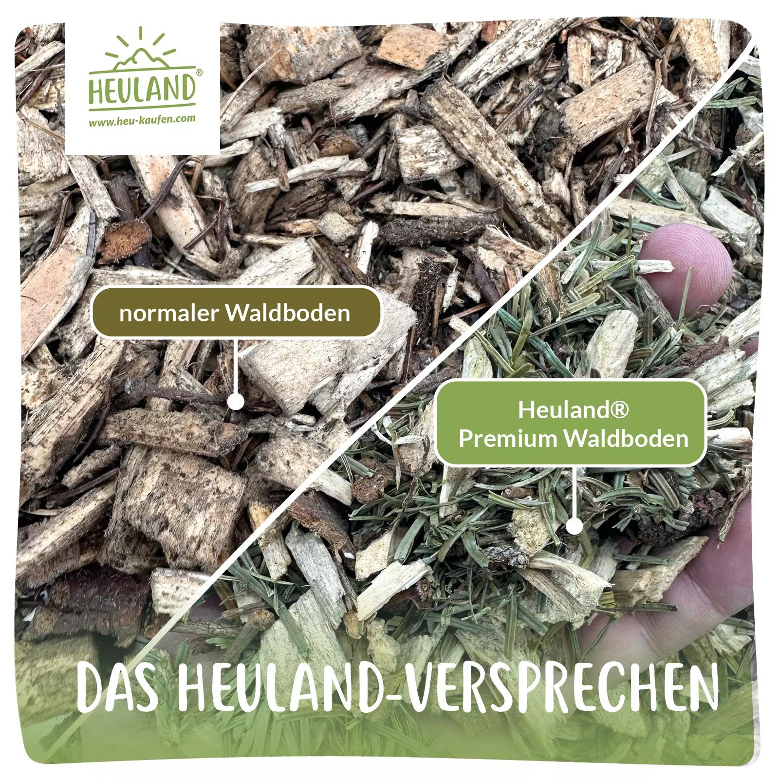 Așternut Forestier Heuland 60 Litri, infografic