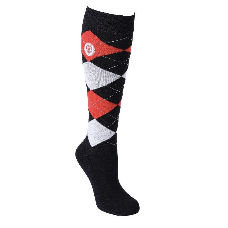 Covalliero Riding socks Bresica 37 - 39 dark blue/red-grey
