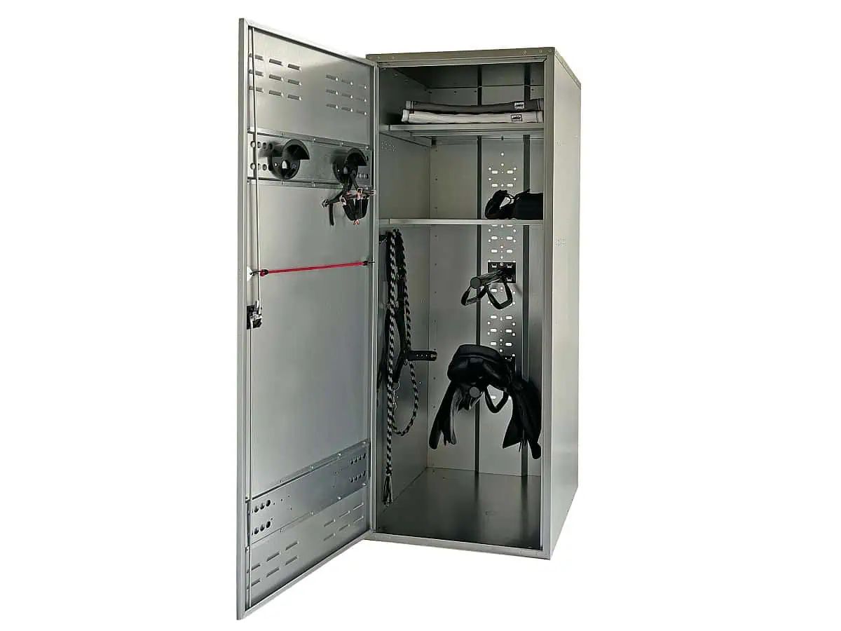 Growi Sattelschrank Englisch 190x75x75 cm Zylinderschloss 3-fach-Verriegelung