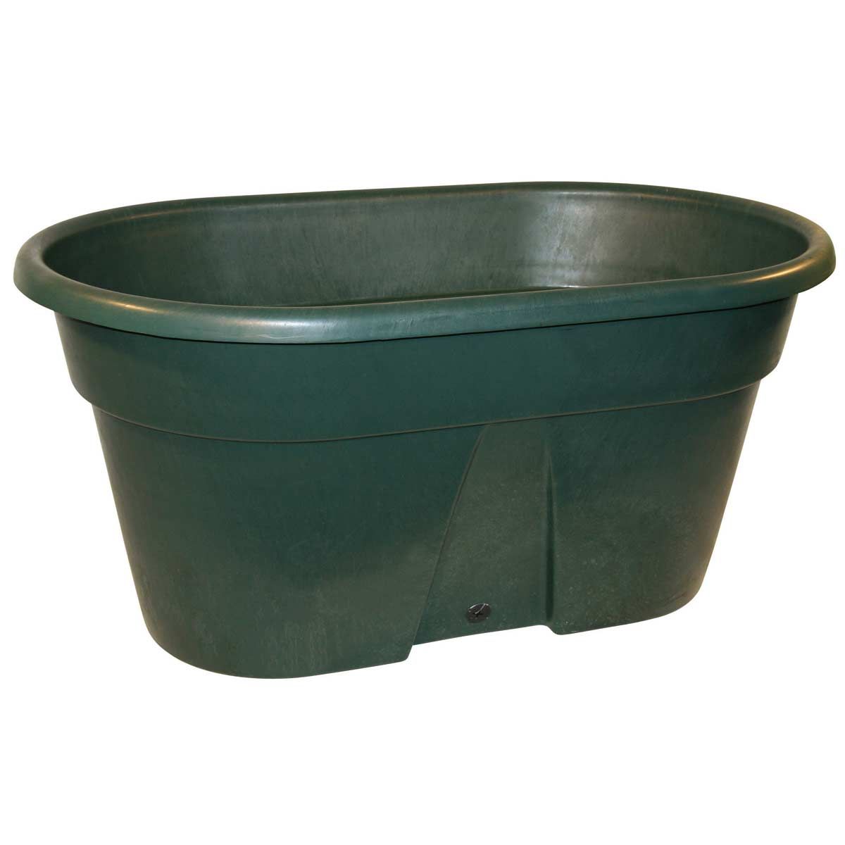 Kerbl Pasture Water Trough 380L with Drain Plug, Oval