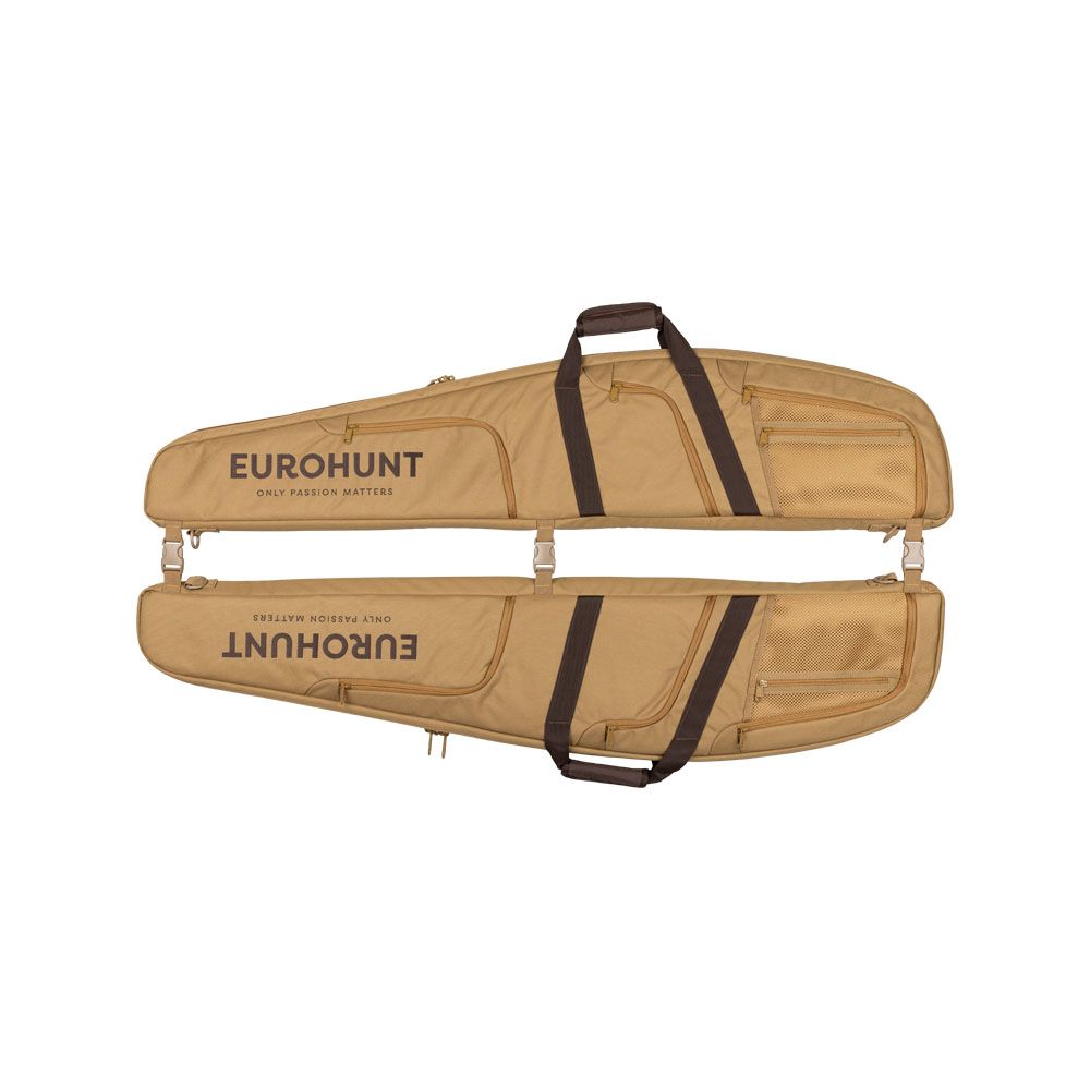 Eurohunt double gun slip 2 in 1 for two long guns, as a double slip from above