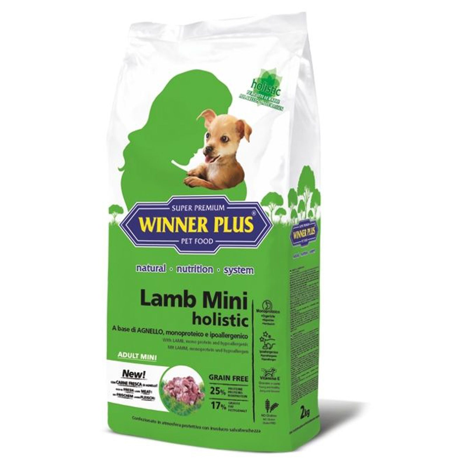 Winner Plus Holistic Lamb Mini, packaging