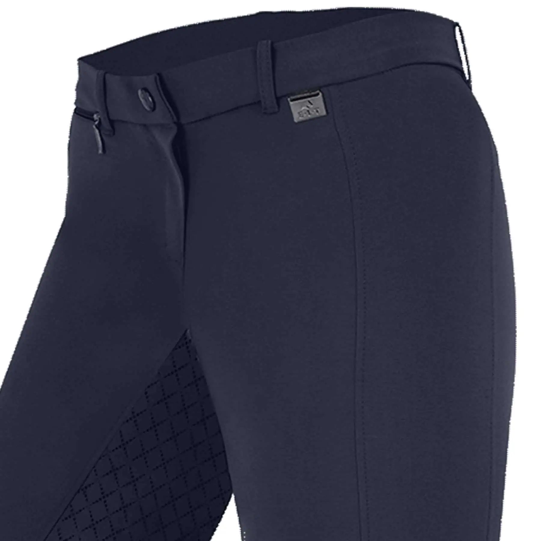 ELT Reithose Micro Sport Silikon, Vollbesatz für Damen & Kinder, nachtblau, 46