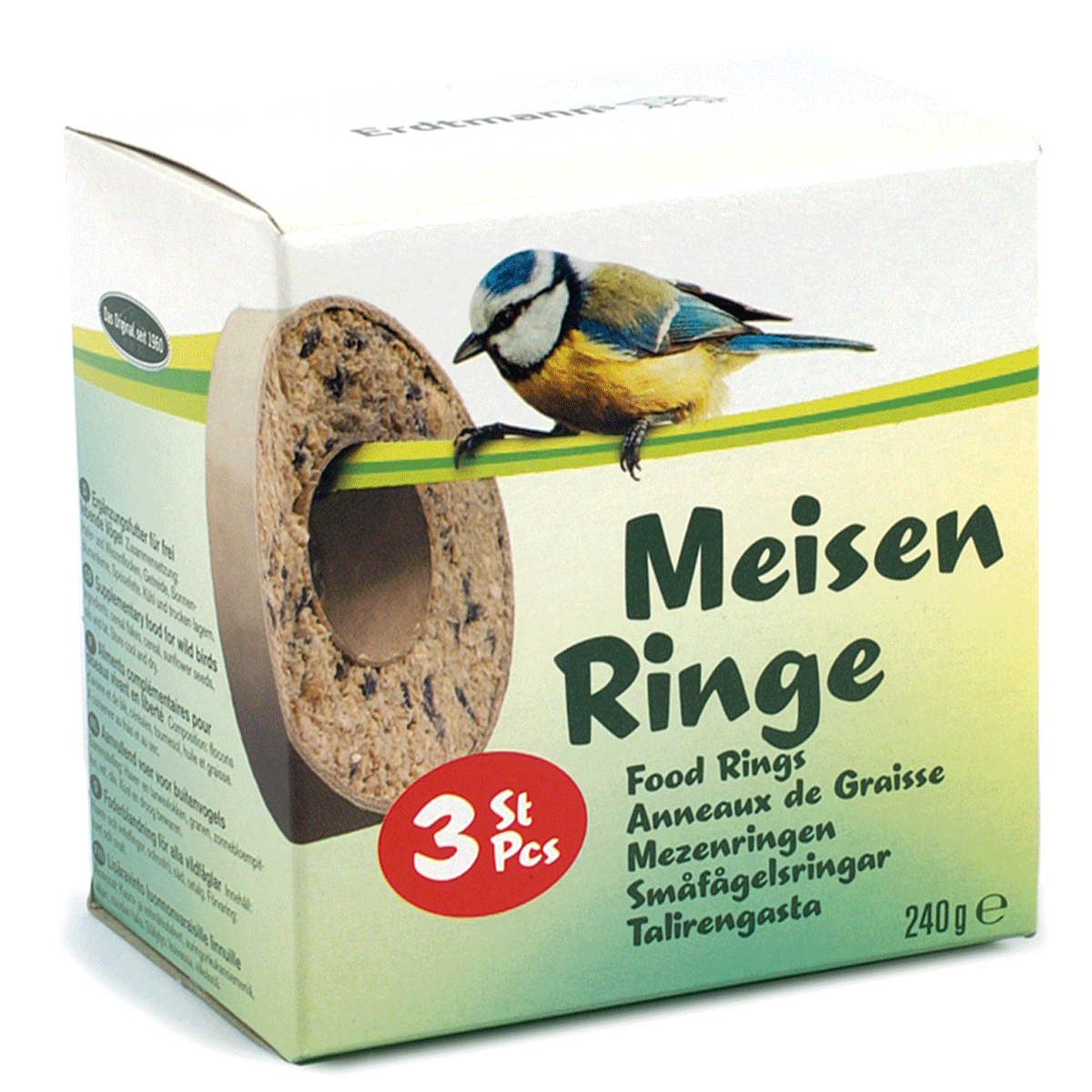 3x Erdtmanns Meisenringe