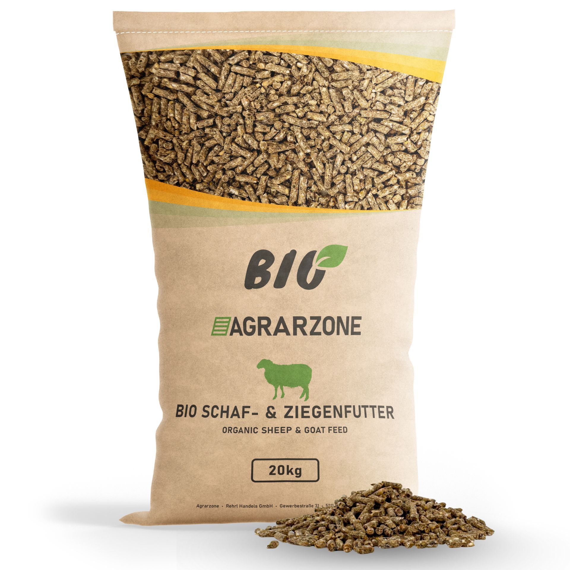 Agrarzone Foderpellets för får & getter, 20 kg