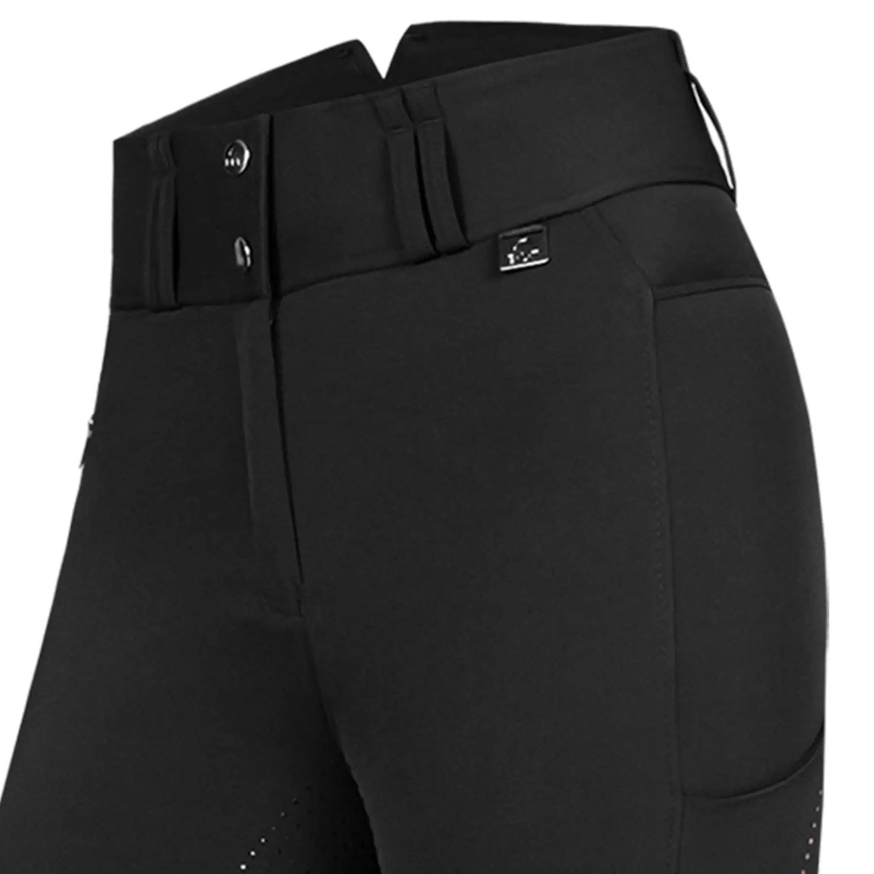 ELT Thermo Reithose Mina, Silikon-Vollbesatz, Damen, schwarz D38