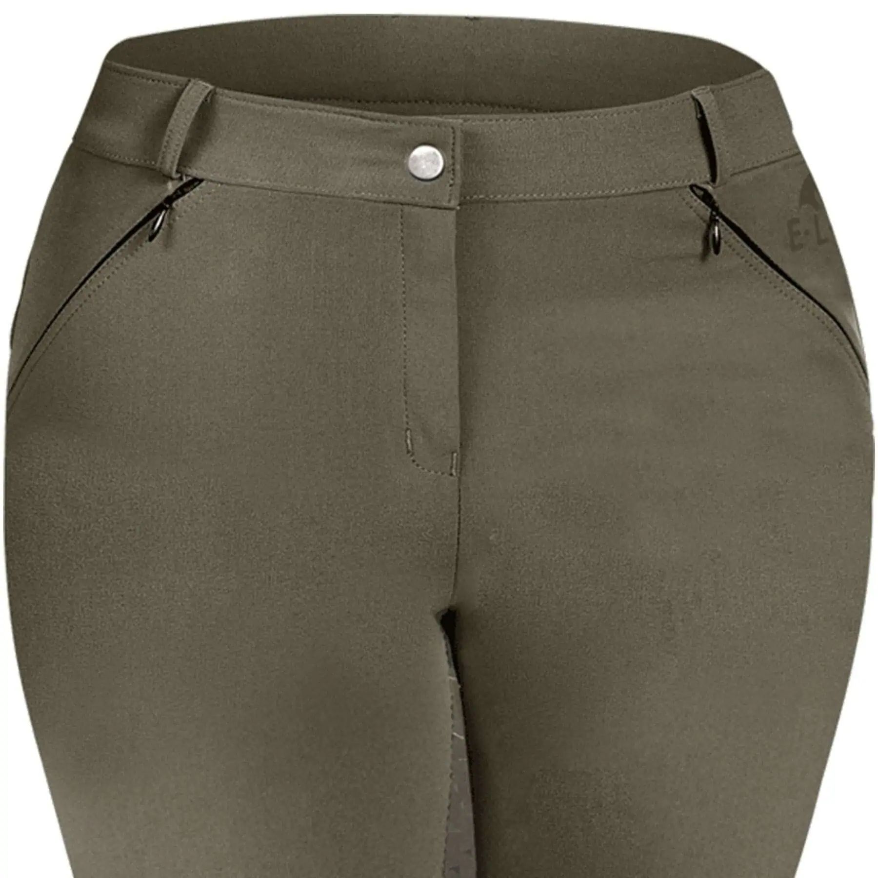 ELT Reithose Dahlia Silikon Vollbesatz, klassisch geschnitten, khaki D46