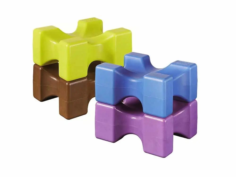 Growi Mini Cube Blocco Cavaletti, Lavoro a Terra per Cavalli, variante di colore