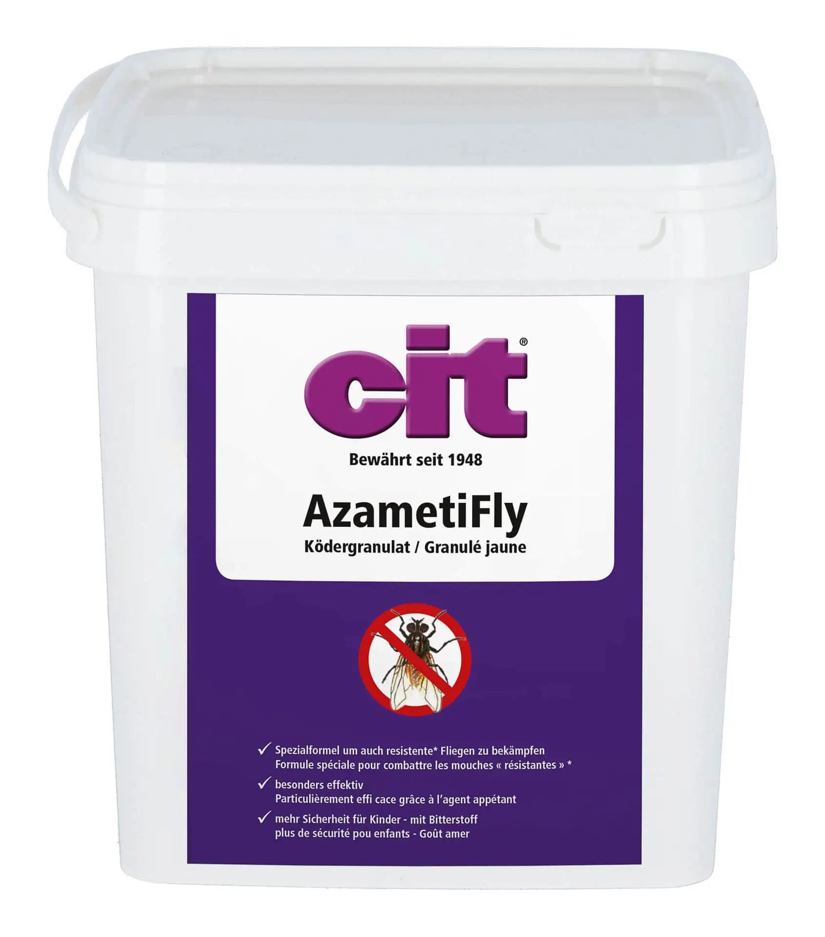 Cit AzametiFly Ködergranulat Fliegenbekämpfung Stall, 2000 g