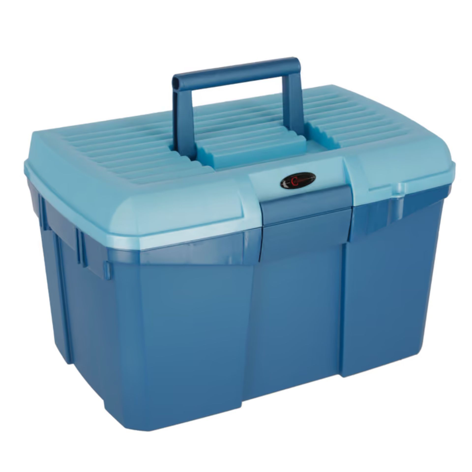 Covalliero Boîte de pansage Siena avec insert amovible, marine-bleu clair