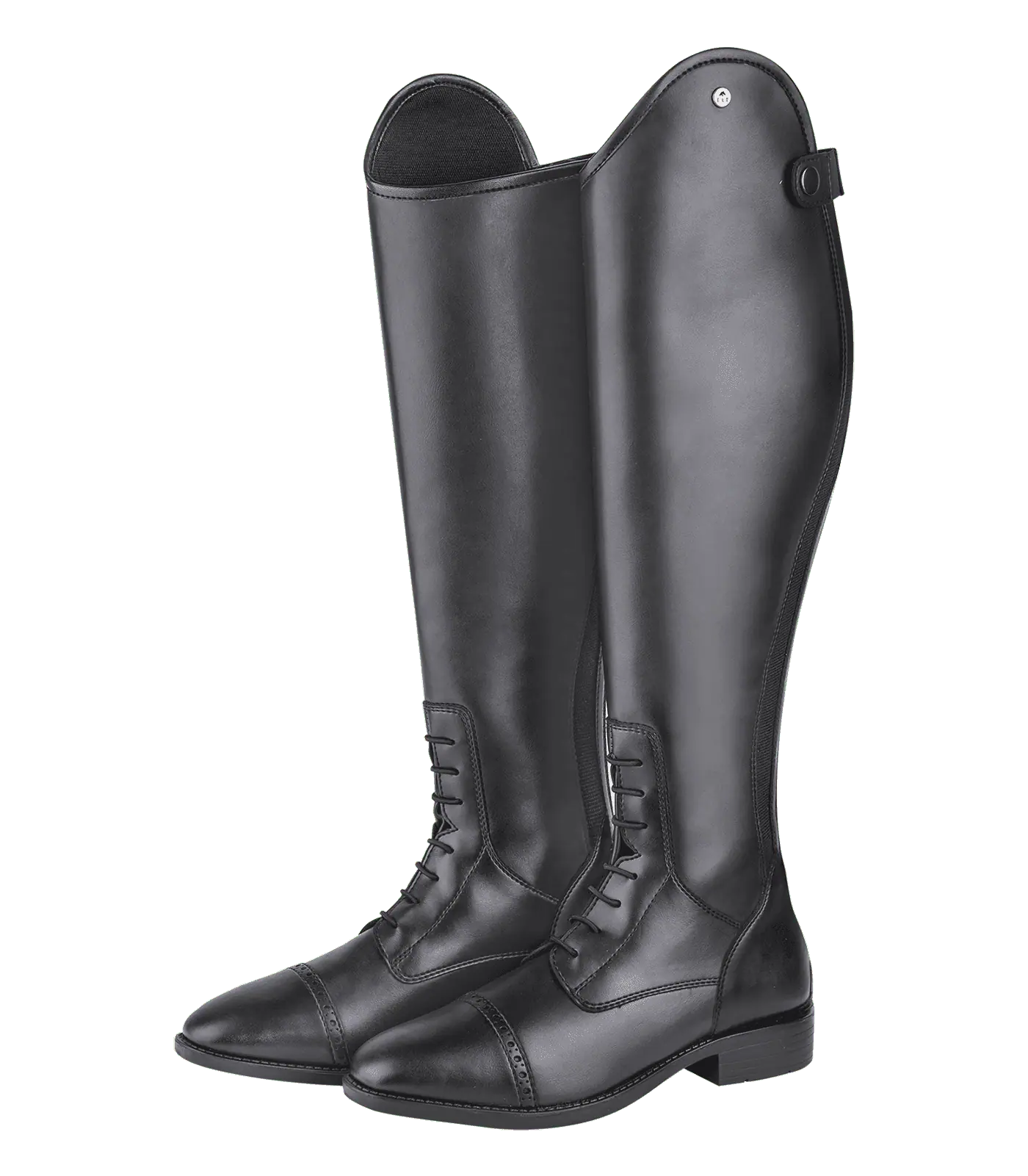 ELT Reitstiefel Portland, eleganter Allrounder mit Glattleder-Optik, schwarz kurz schmal 39