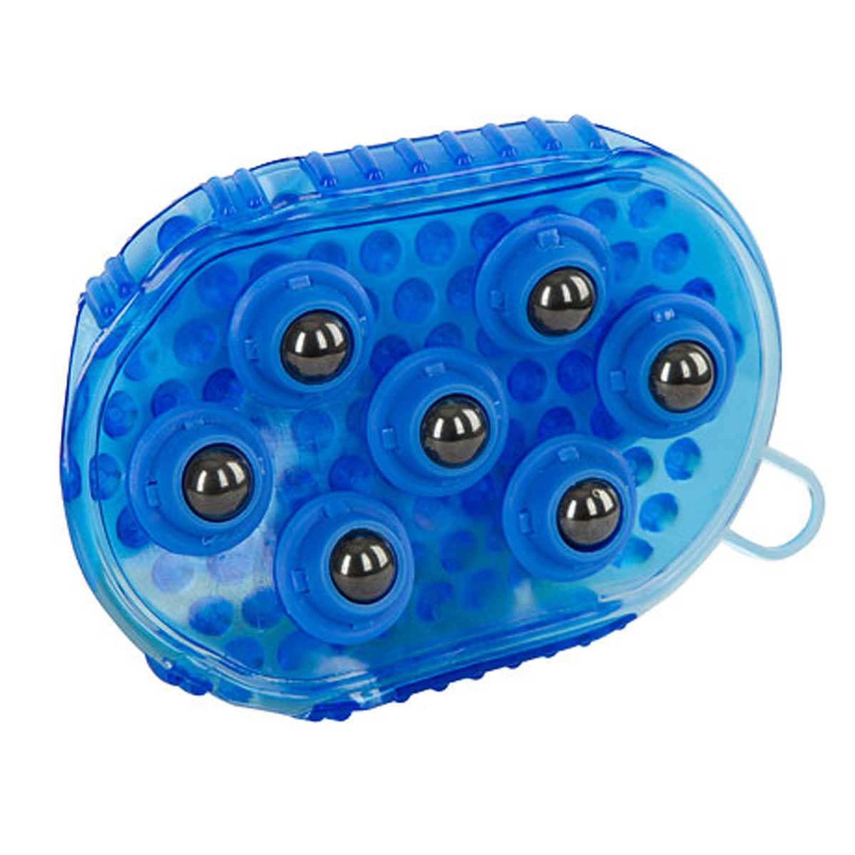 Magnet massage curry comb royal blue