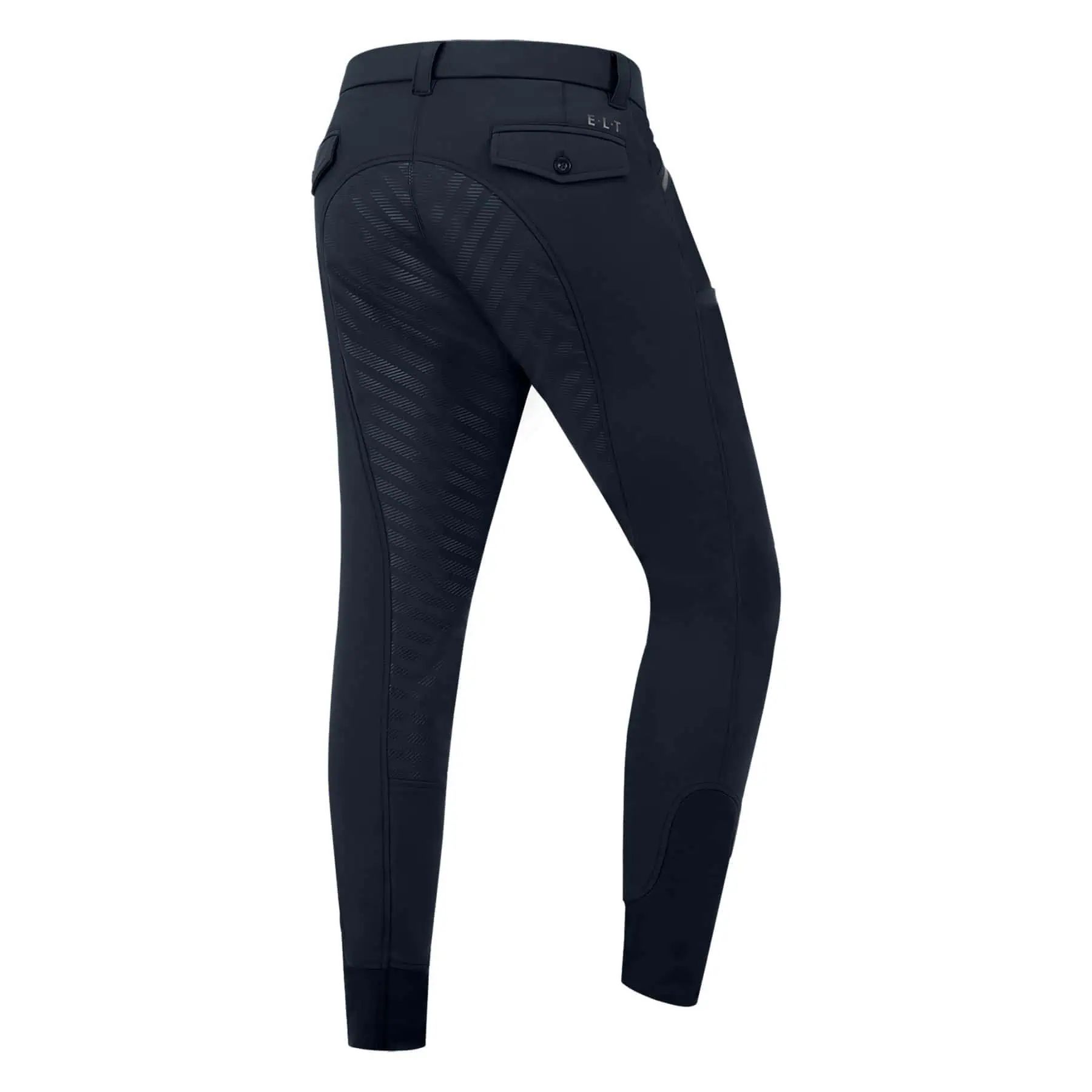 Pantalon d'équitation ELT Marc Silicone, hommes, fond intégral, bleu profond H56
