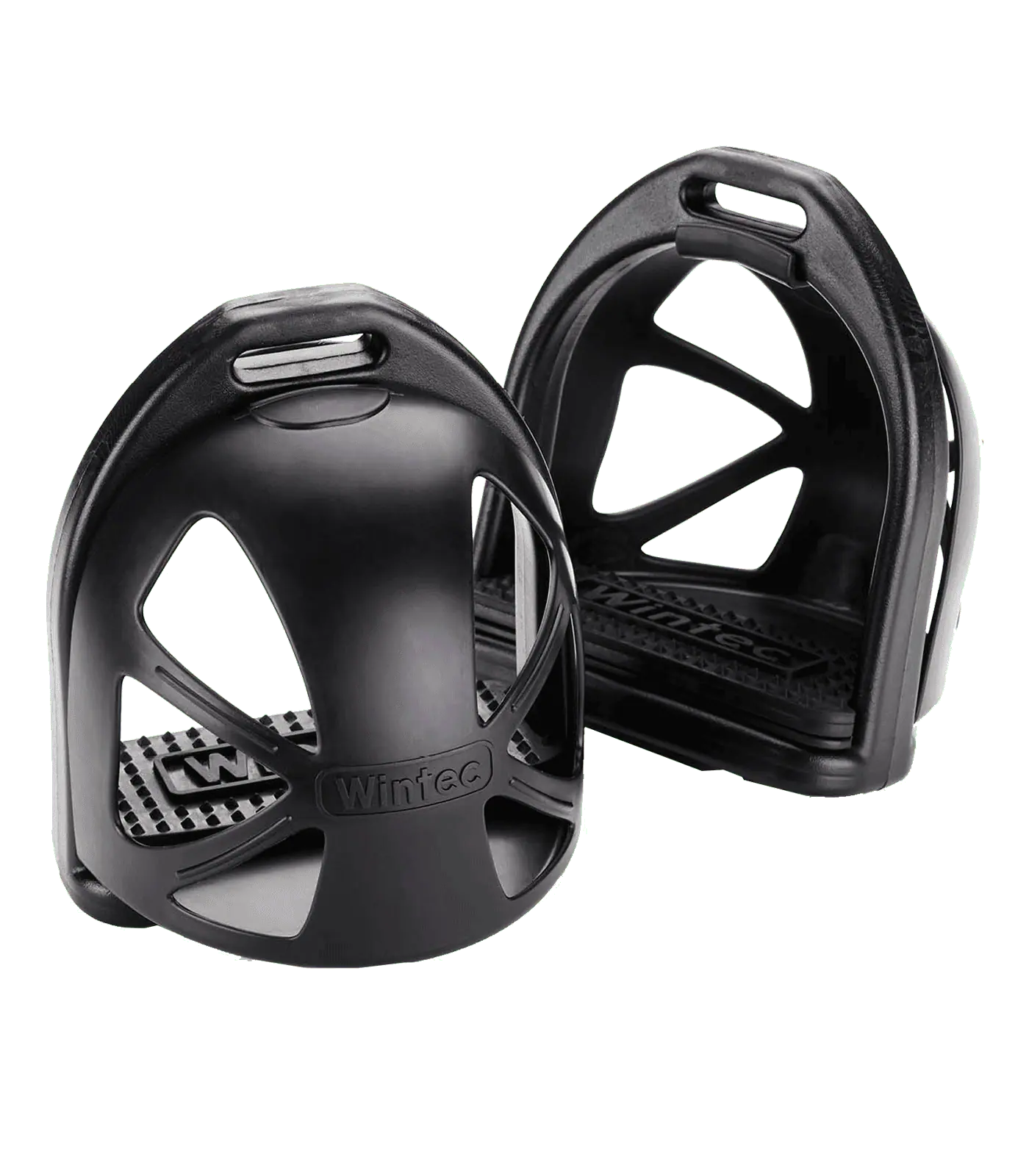WINTEC Etriere de siguranță copii cu carcasă, negru, set