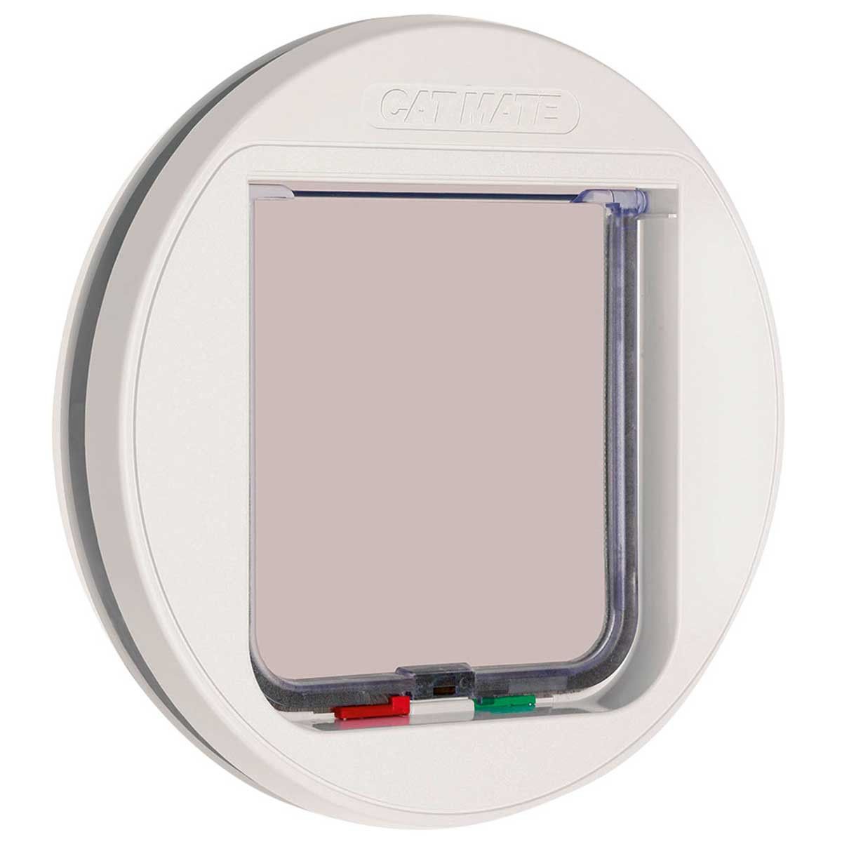 Gattaiola Cat Mate 210 a 4 vie bianco, vista frontale