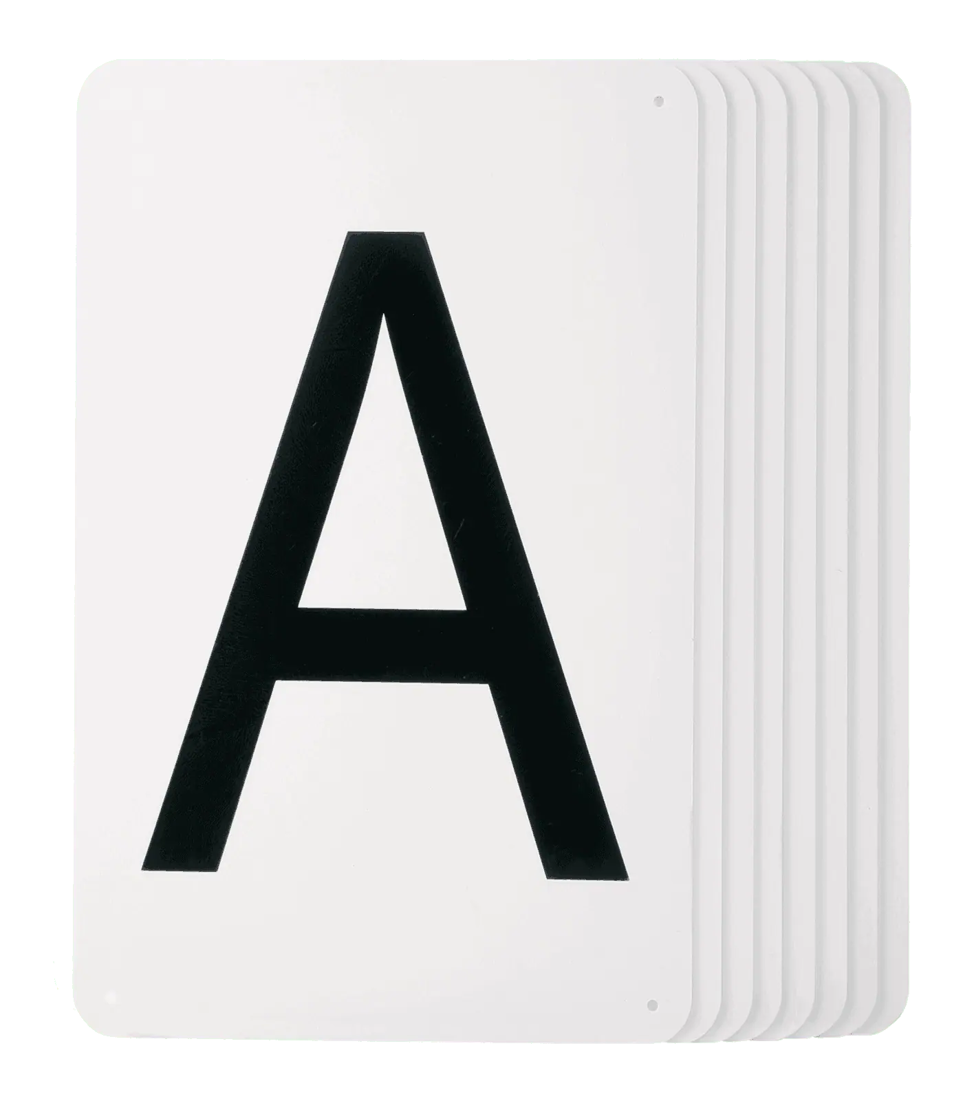 Lettres sur plaque à fixer, 20 x 40 m