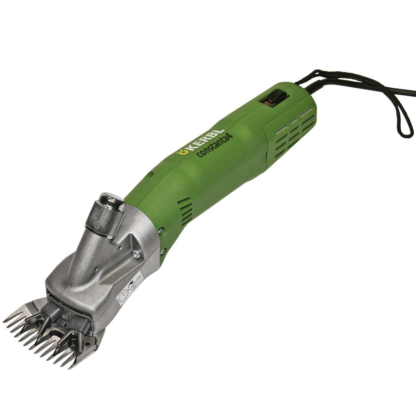 Kerbl Constanta4 Schafschermaschine 400 W, Werkzeugstahl-Messer, Seitenansicht