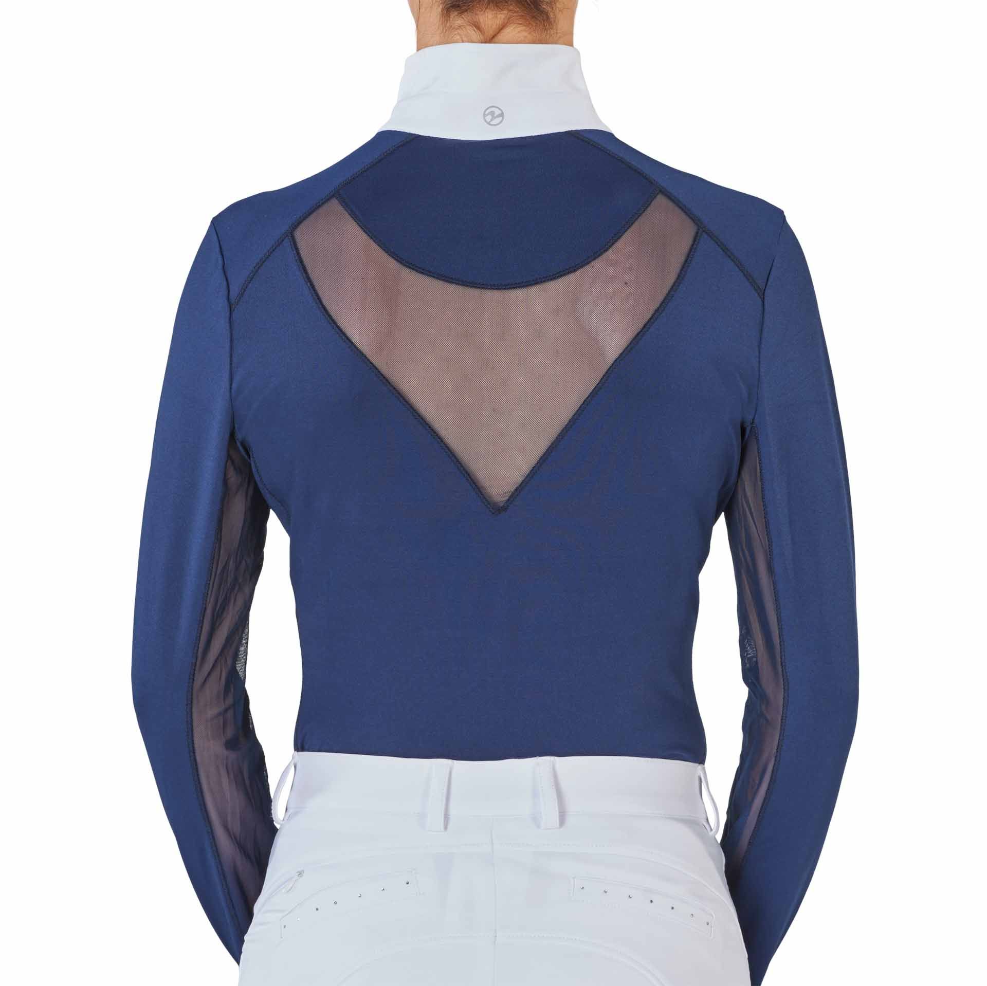 BUSSE Turnier-Shirt MARBELLA, Langarm L navy