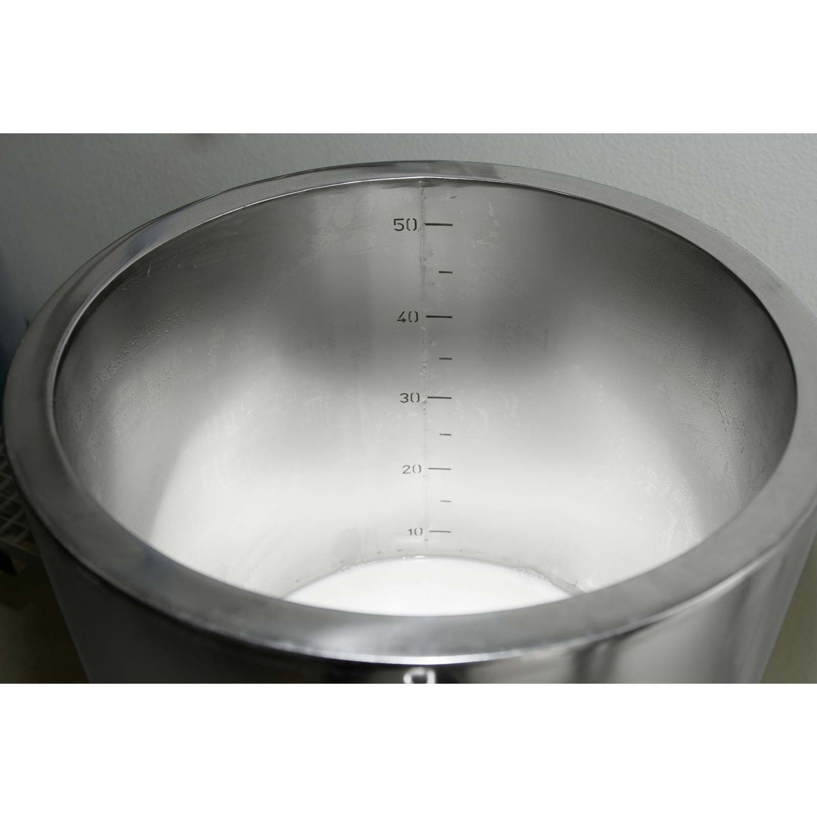 Kerbl MilkPot 50 mjölkvärmare med vattenbad, 50 liter, detaljbild, skala