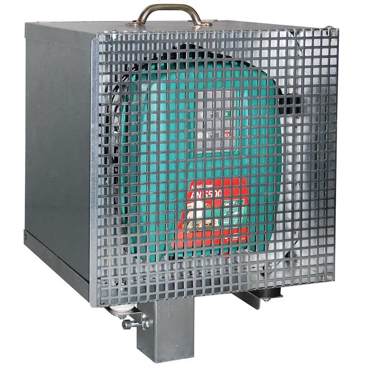 Kerbl Anti-Theft Metal Battery Box, Electrifiable Steel Case