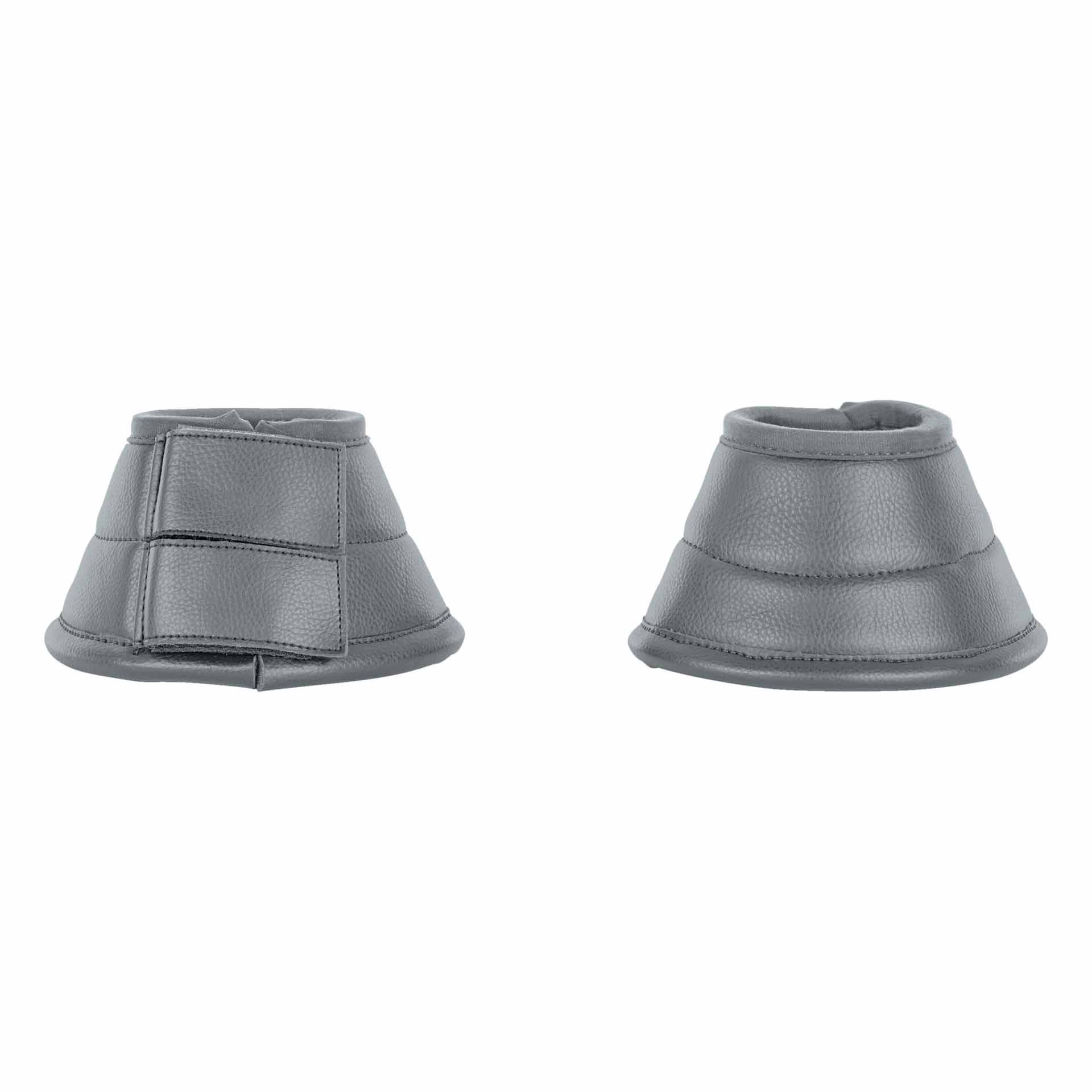 Cloche sabot cheval BUSSE COMFY, protection avec double fermeture velcro, L gris