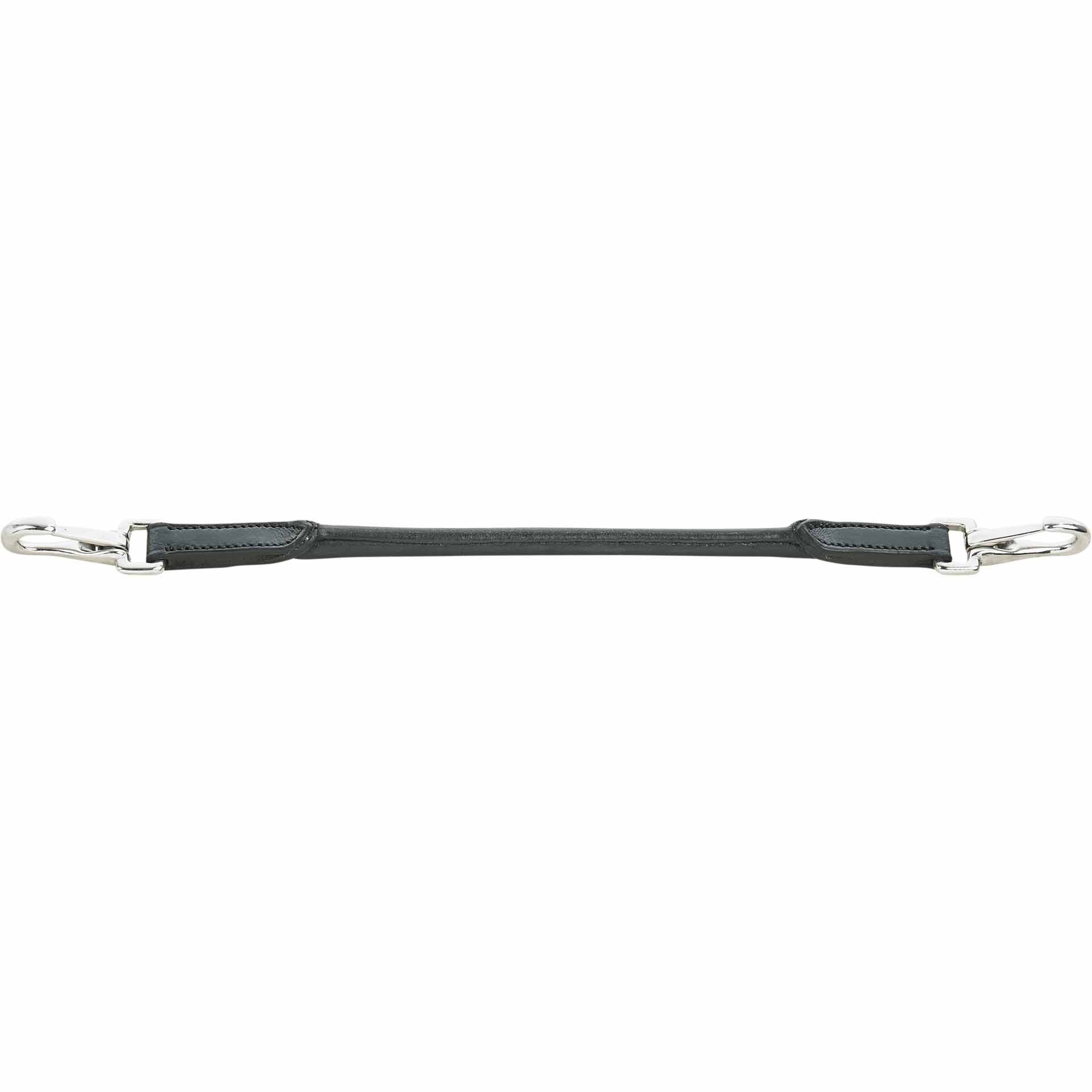 BUSSE Sangle de selle LEDER-PRO en cuir véritable, noire, 35 cm