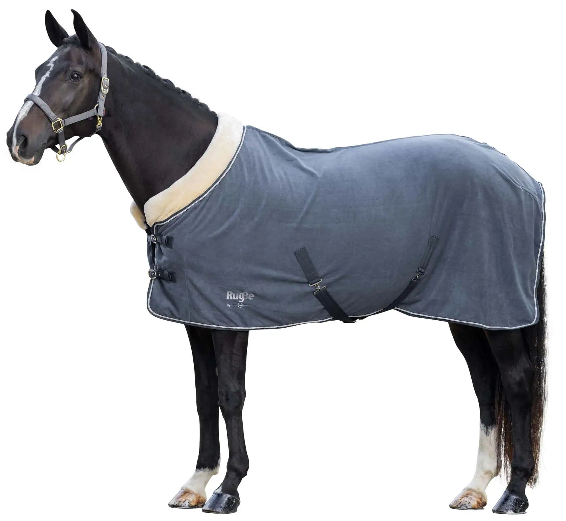 Fleecedecke RugBe Royal graphite, 145 cm
