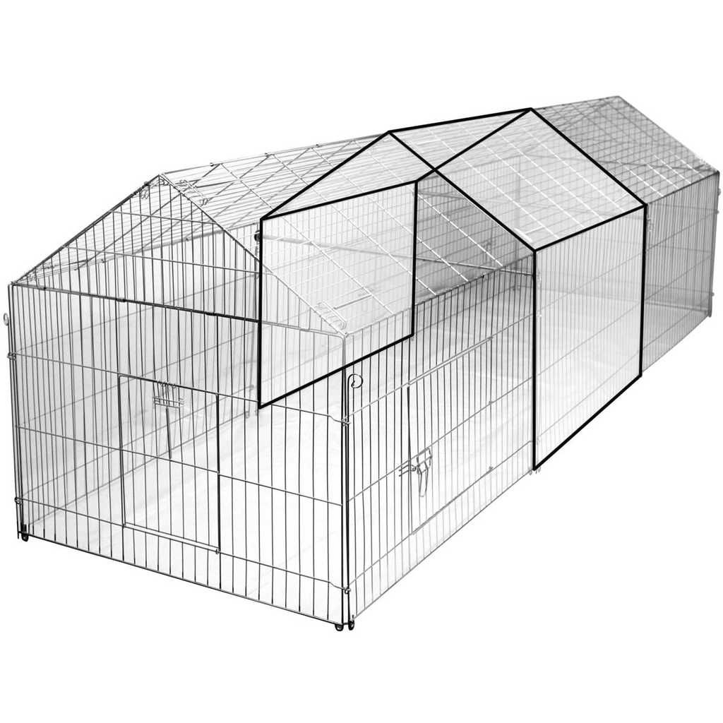 Kerbl Elemento di prolunga 110cm per recinto esterno 220cm, vista laterale