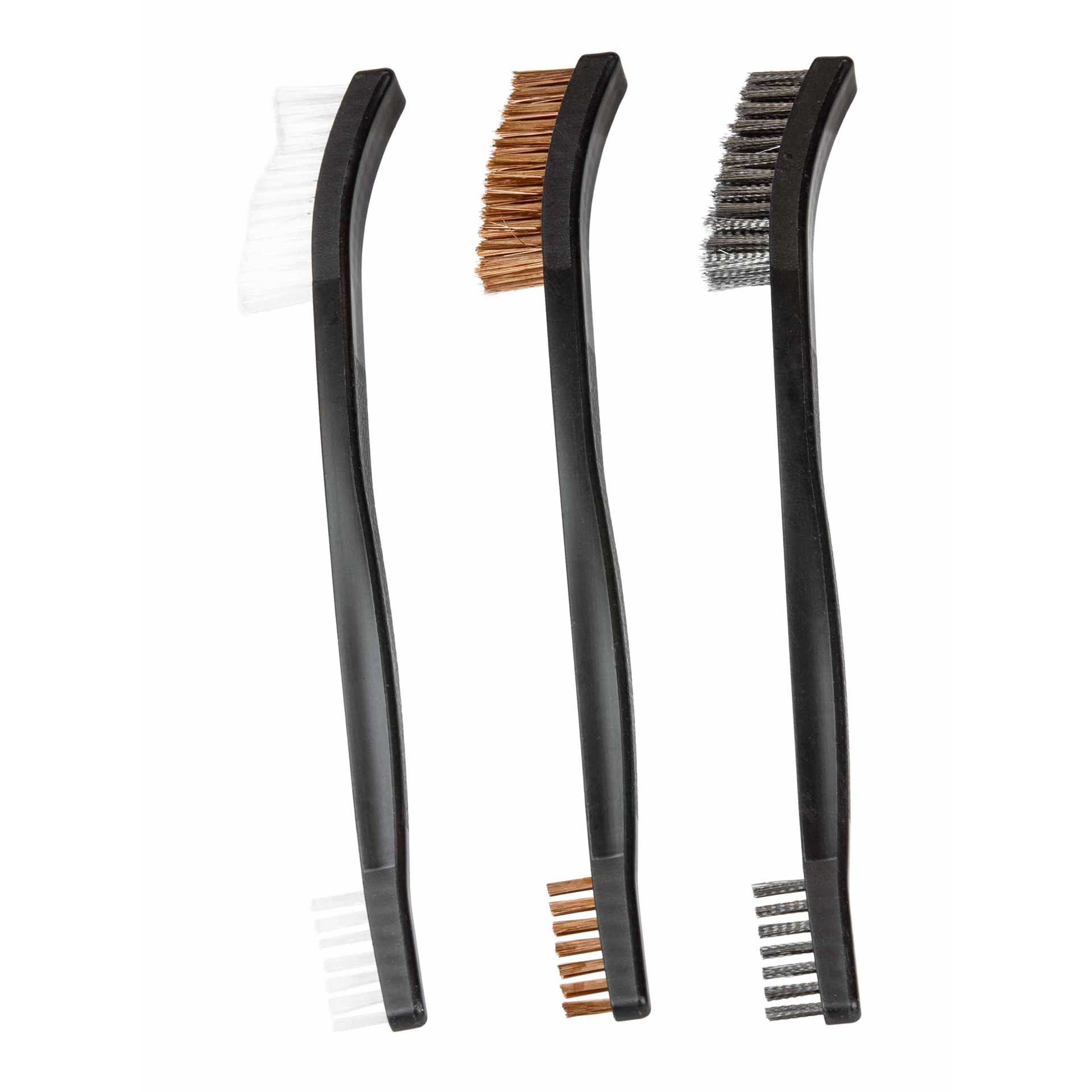 Kit de brosses double face 3 pièces