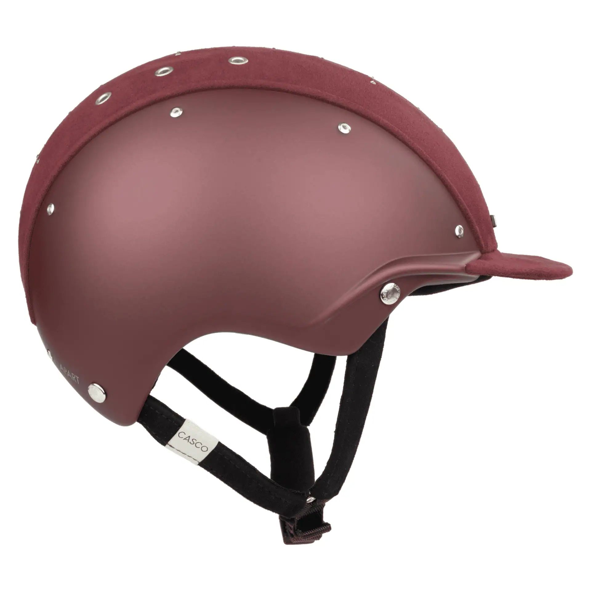 Casco Riding Helmet APART Iconic, Patent Leather & Velour, rear view