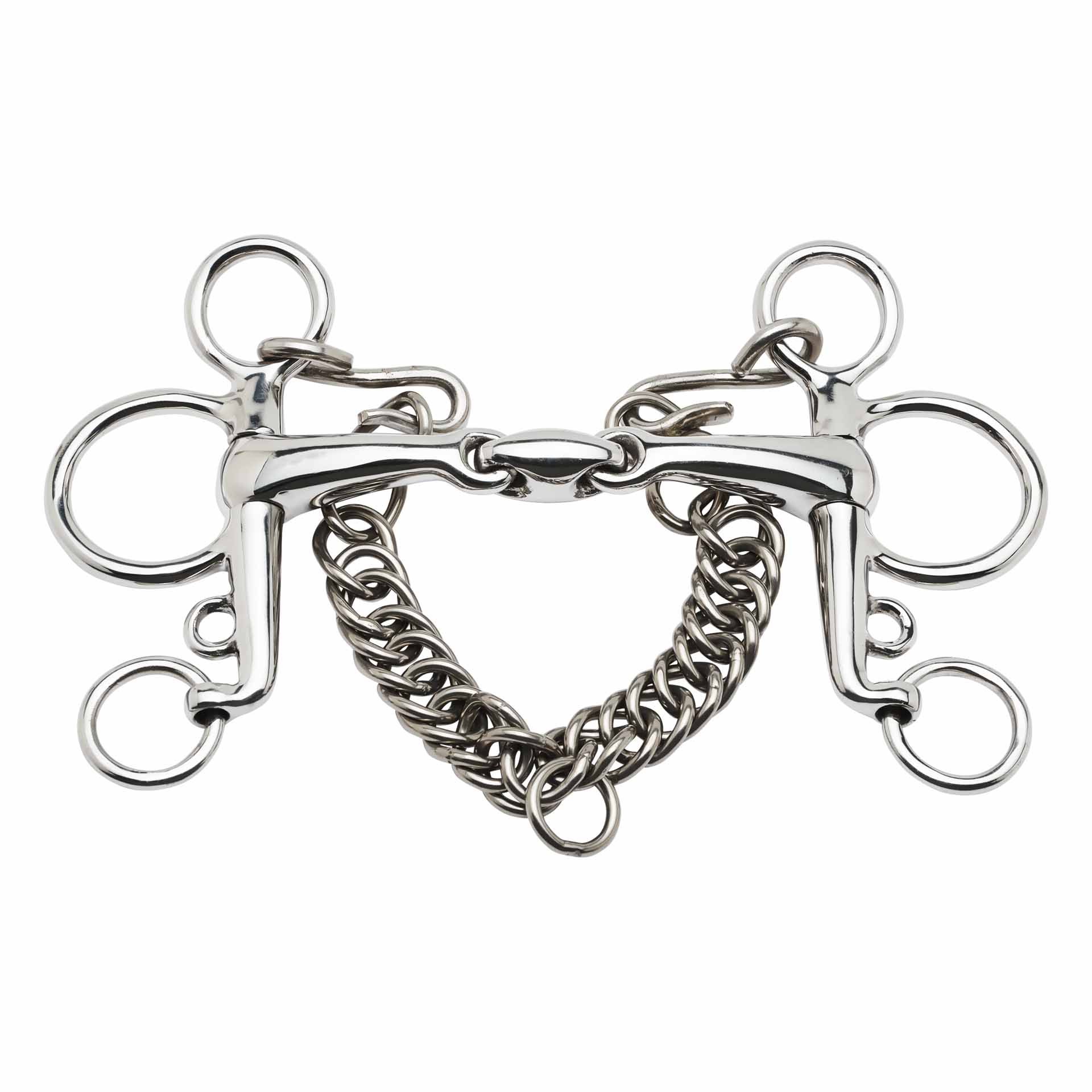 Mors Pelham BUSSE EDELSTAHL, 14 mm, Soft-Control, double brisure