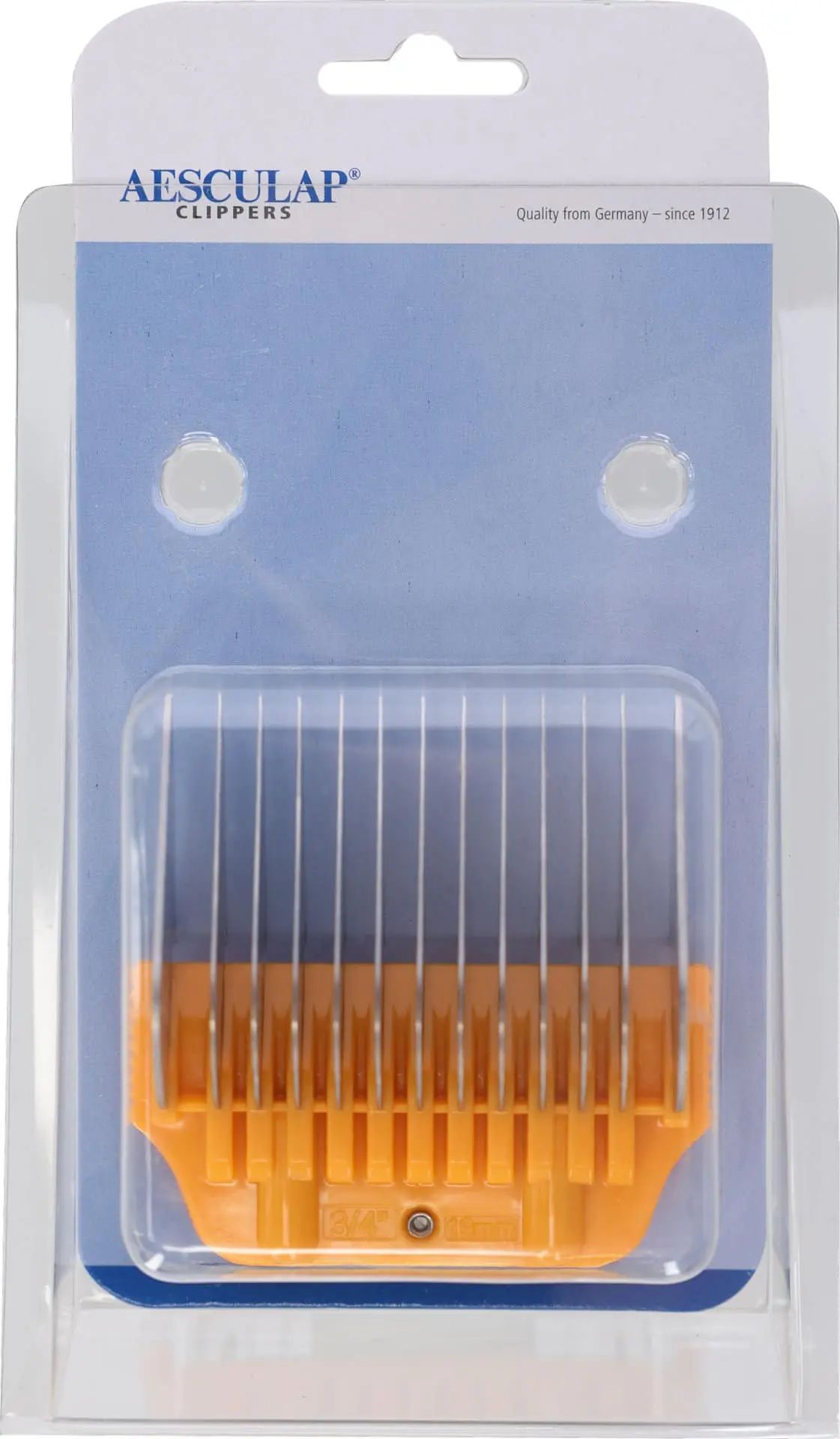 Aesculap SnapOn toldófésű, rozsdamentes acél fésűfogak, 19 mm széles