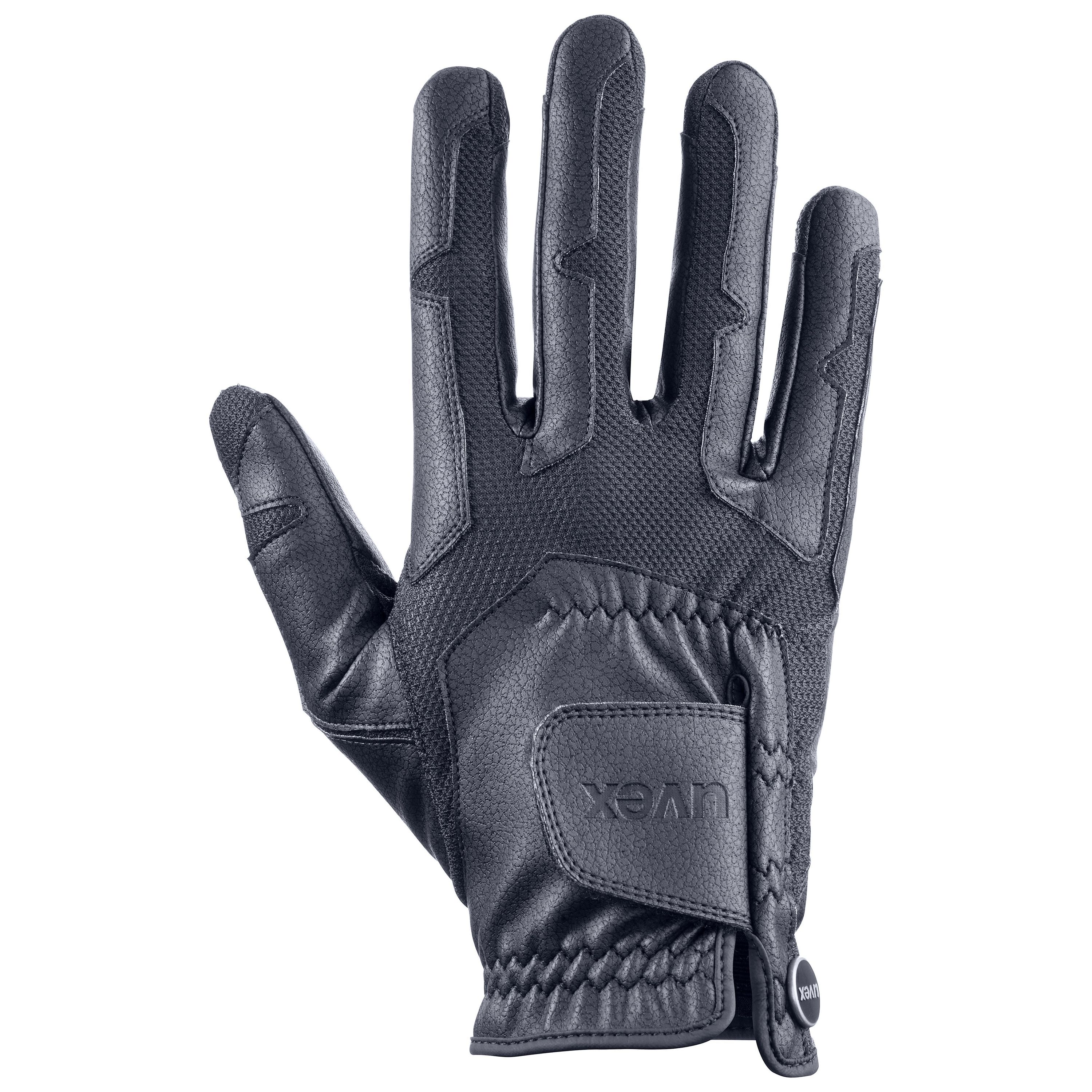 Gants d'équitation uvex ventraxion, 4D-Stretch, écran tactile, bleu 9-10