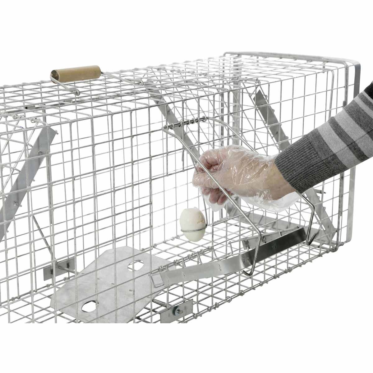 Kerbl Alive Predator Super dobozcsapda, élő csapda horganyzott fémből, 118 x 33 x 42 cm