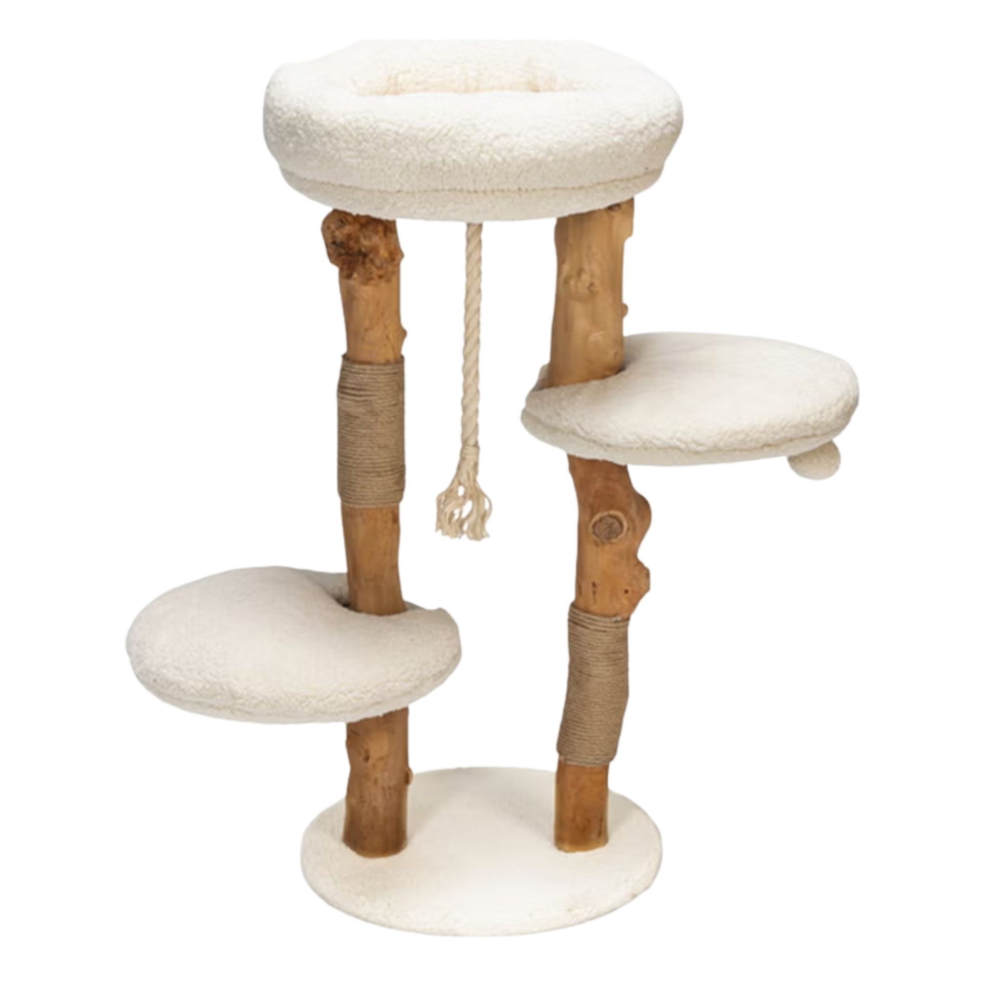 Arbre à chat en bois - Designed by Lotte Vanja 40x40x87,5 cm