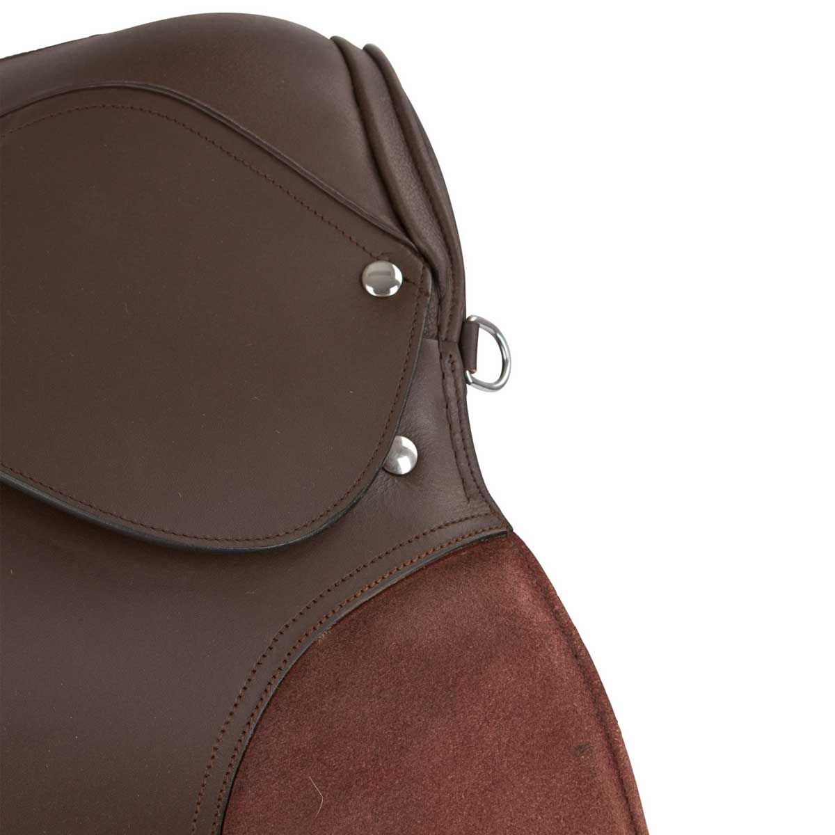 Covalliero Set sella in pelle per pony, completo 5 pezzi, Haflinger marrone