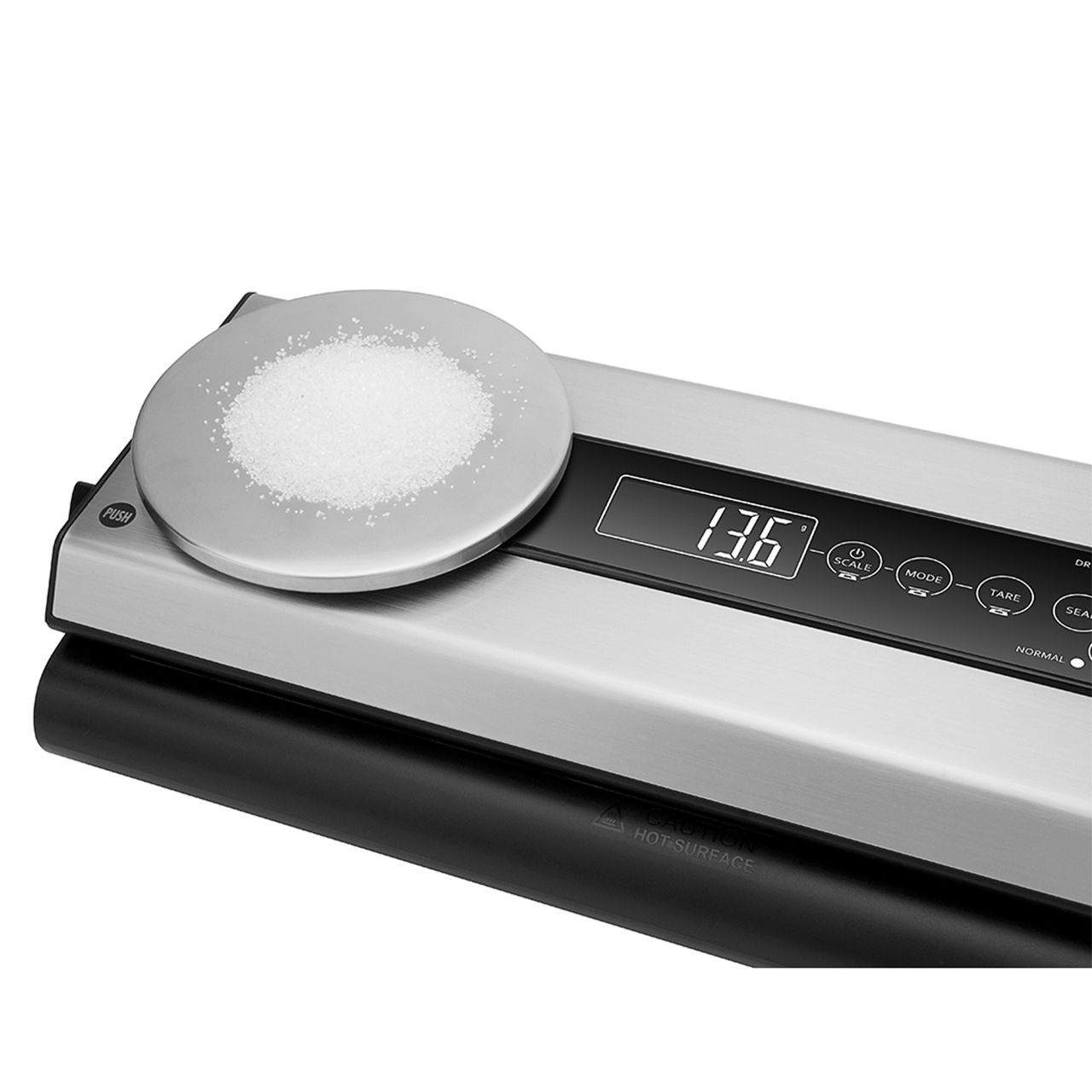 Machine sous vide Meaty homeVAC 8 avec balance intégrée, écran